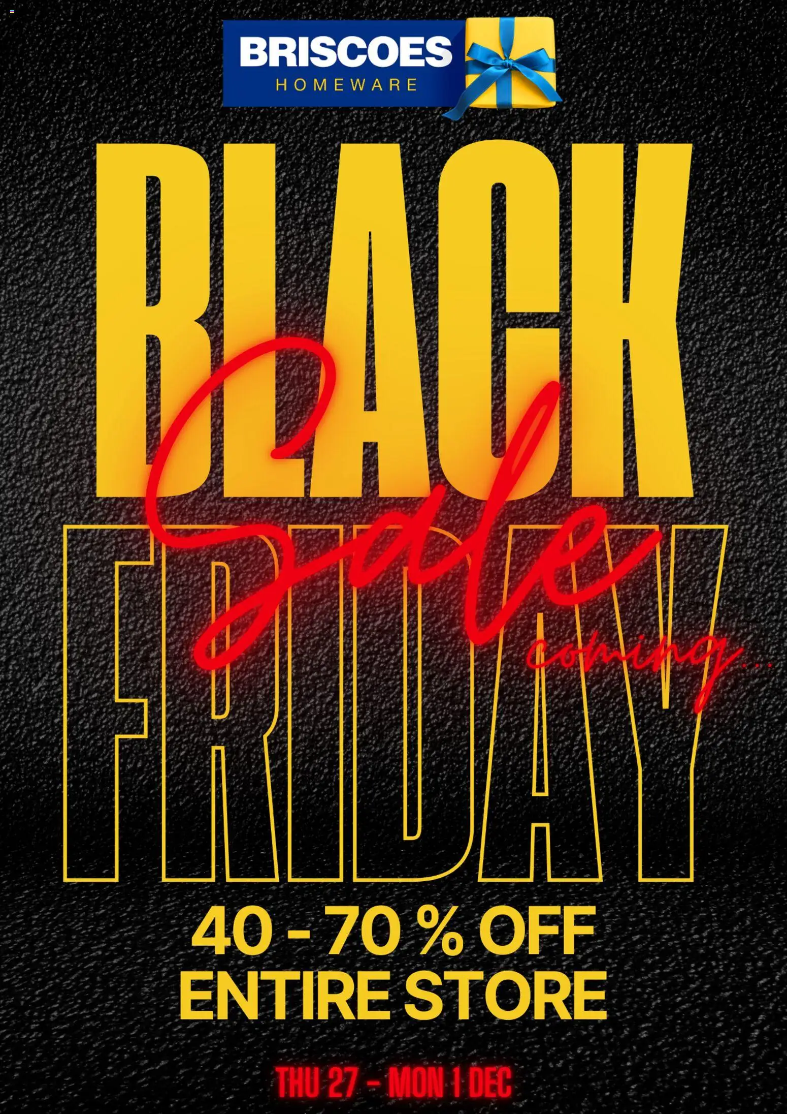 Briscoes catalogue from 26.11.2025 | Page: 1