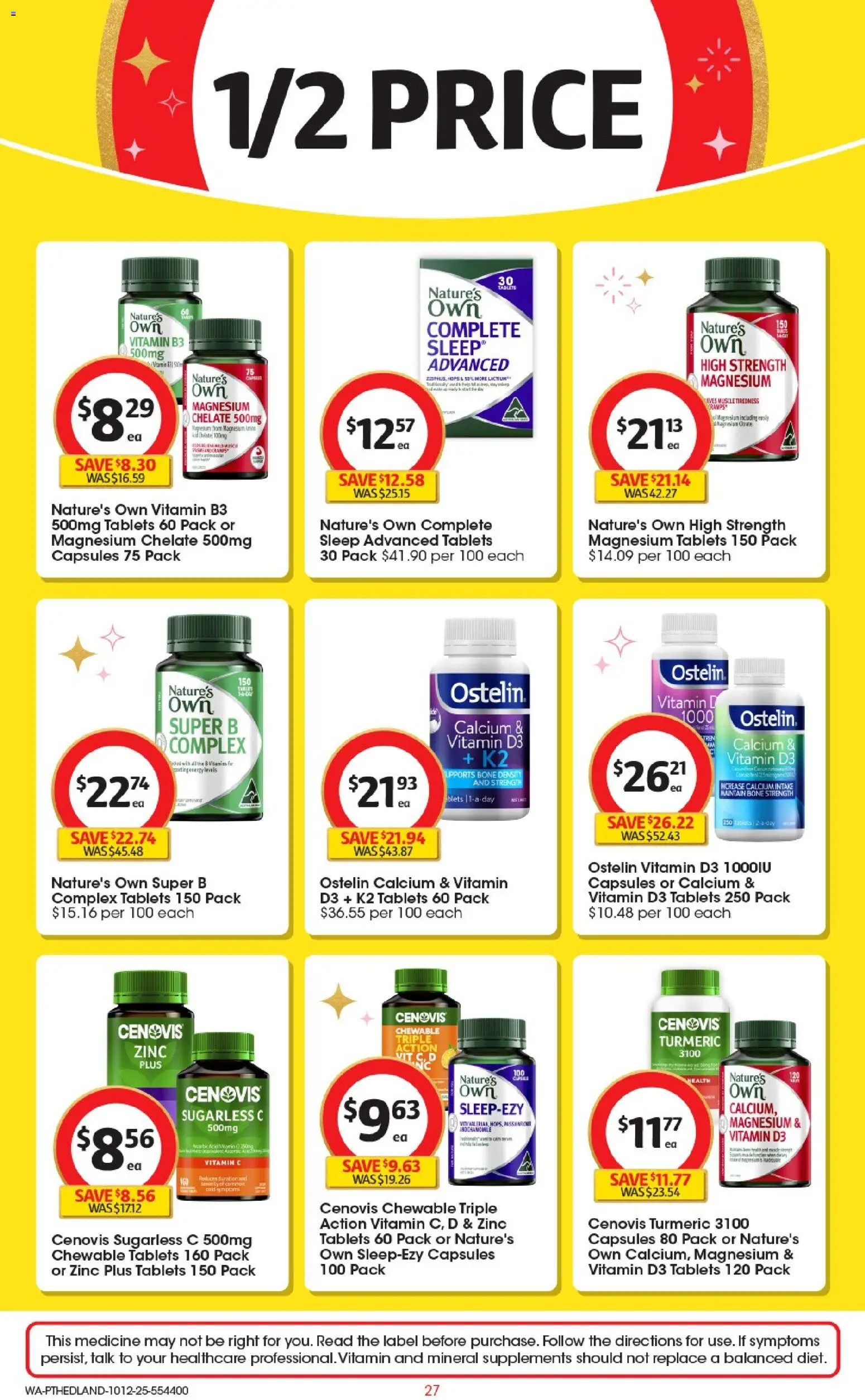 Coles catalogue - valid from 10.12.2025 | Page: 28 | Products: Tablets, Vitamin, Zinc