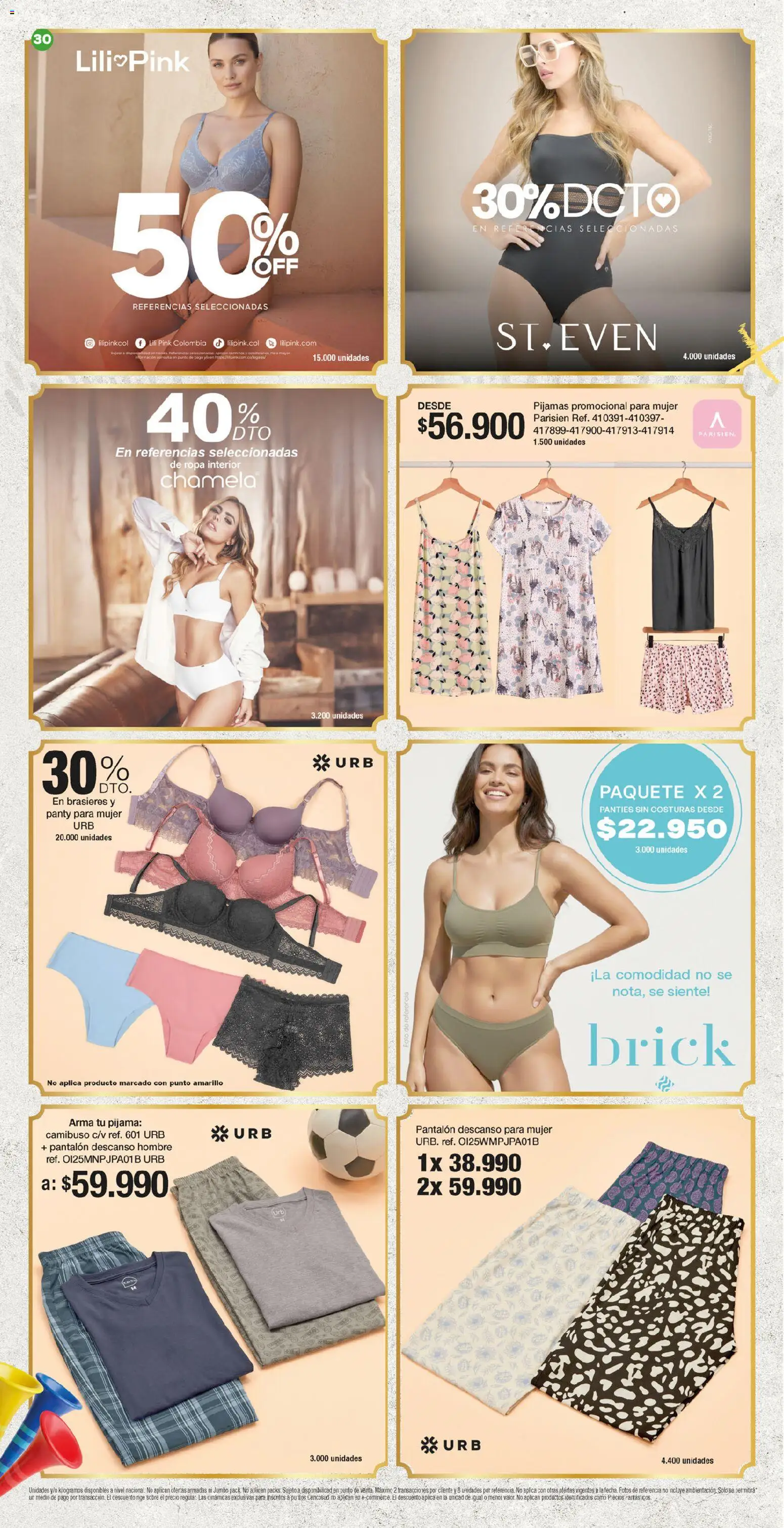 Jumbo revista - valida desde el 26.02.2026 | Página: 30 | Productos: Sobre, Ropa, Ropa interior, Pijama