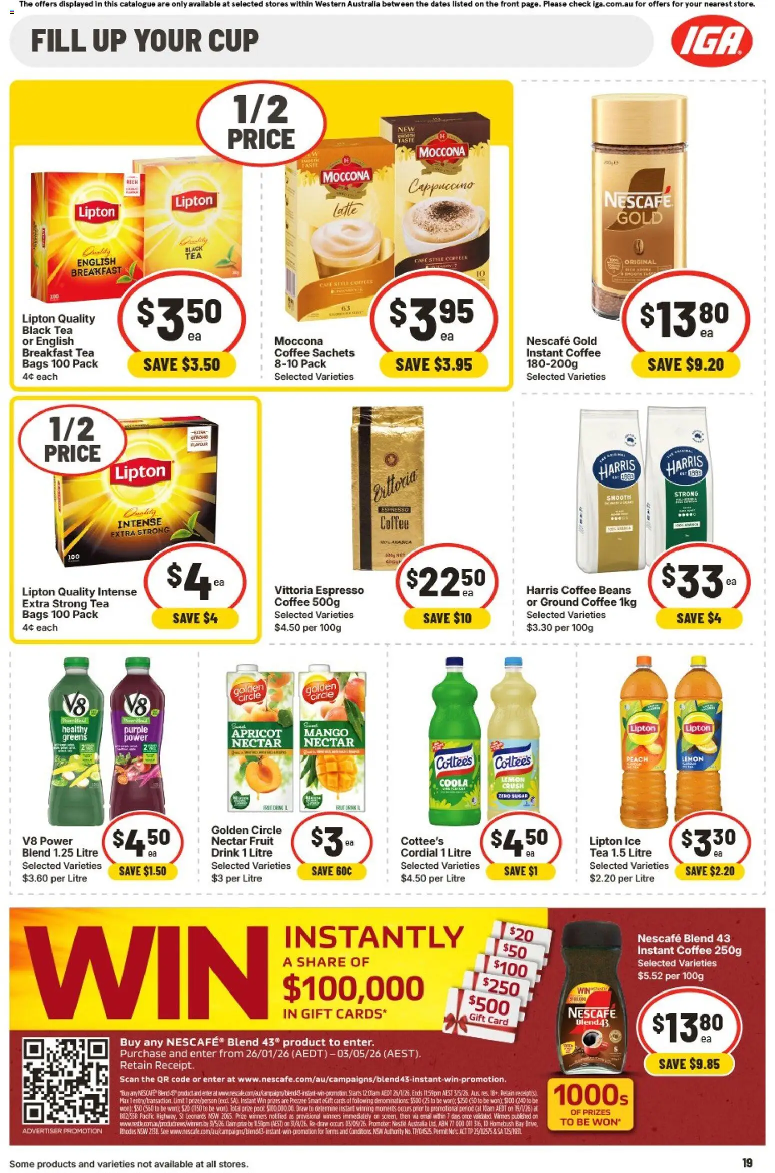 IGA catalogue - valid from 04.03.2026 | Page: 19 | Products: Sugar, Lemon, Mango, Greens