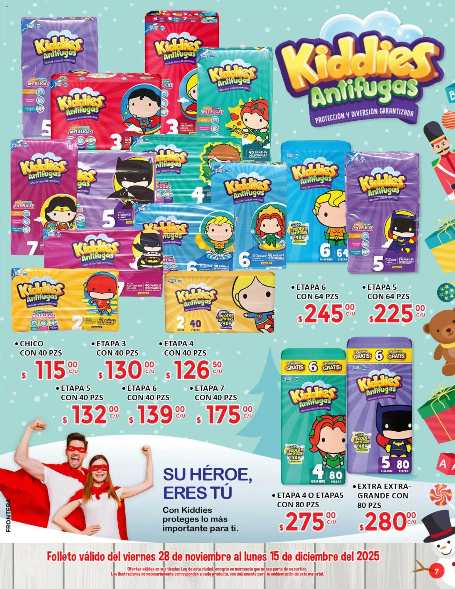 Nuevas ofertas de Casa Ley válidas en toda la República Mexicana desde el 28.11.2025. ¡Encuentra las mejores ofertas en Casa Ley folleto Quincena del Bebé! | Página: 6 | Productos: Pañales