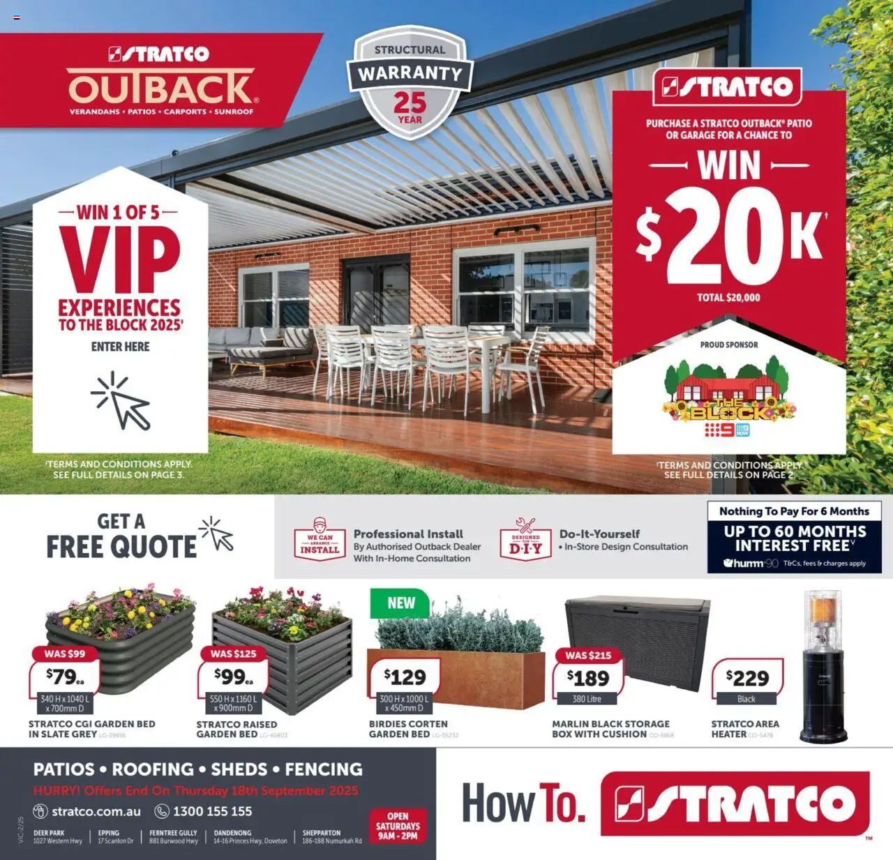 Stratco catalogue - valid from 08.08.2025 | Page: 12 | Products: Cushion, Box, Heater, Bed