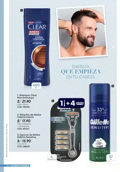 Vista previa de folleto Azzorti - Campaña C1 Plus /2026 de la Azzorti válido desde 24.11.2025 | Página: 34 | Productos: Shampoo, Espuma de afeitar, Maquina de afeitar