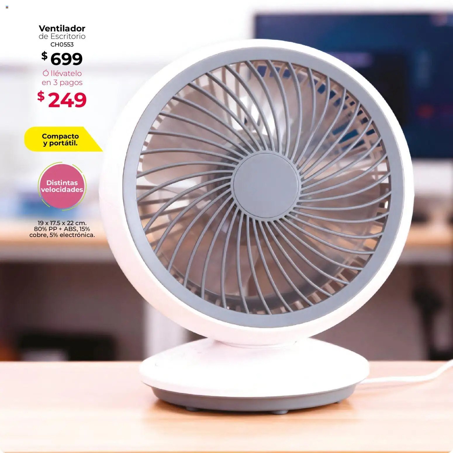 Nuevas ofertas de Colchas Concord válidas en toda la República Mexicana desde el 01.11.2025. ¡Encuentra las mejores ofertas en Colchas Concord catálogo Home! | Página: 51 | Productos: Ventilador, Escritorio