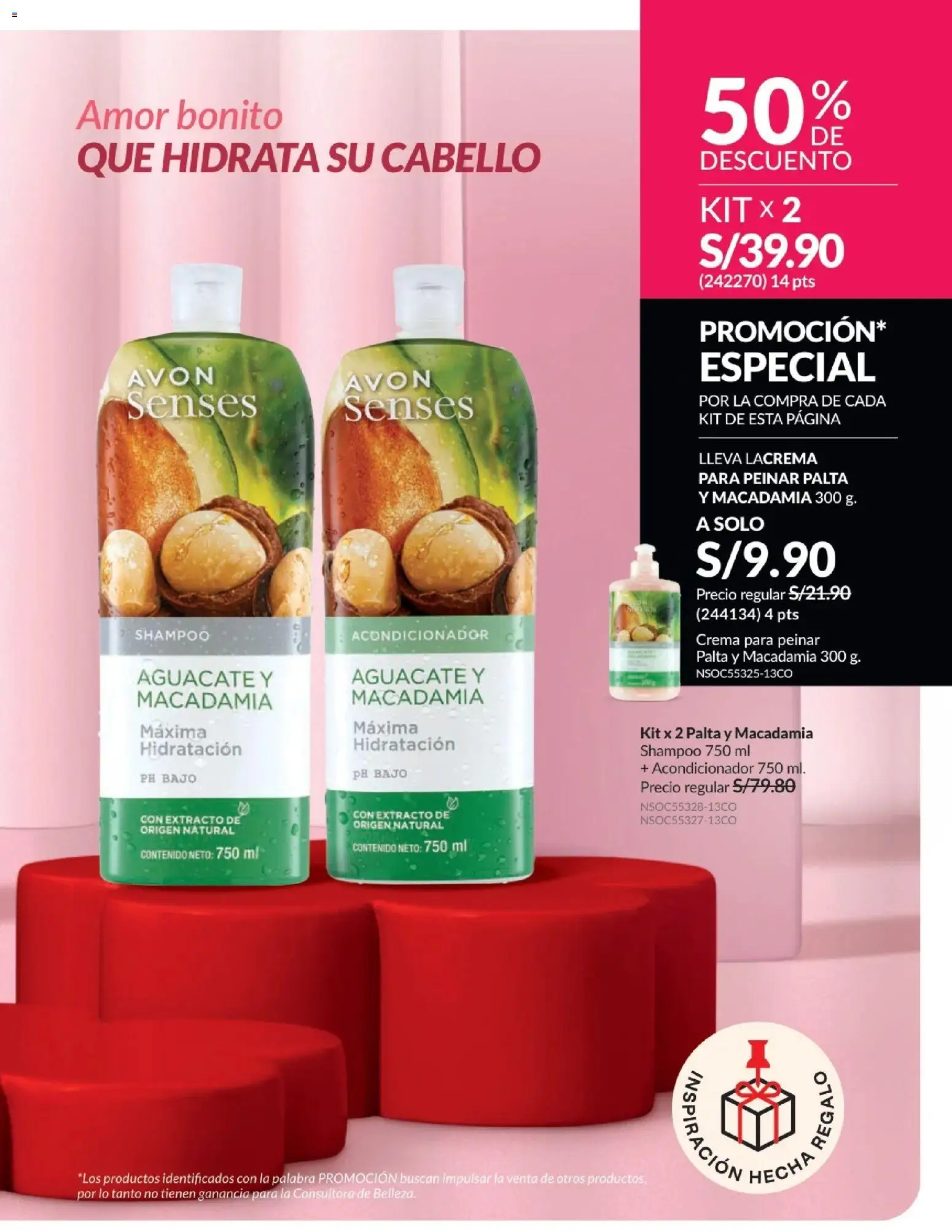 Catálogo Avon válido desde 10.03.2026 | Página: 43 | Productos: Shampoo, Acondicionador, Crema