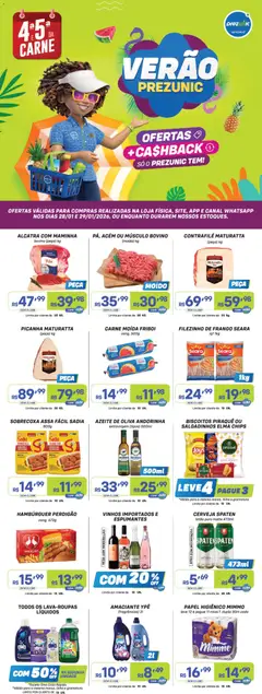 Encarte Prezunic - Pré-Visualização do folheto da loja Prezunic, válido de 28.01.2026
