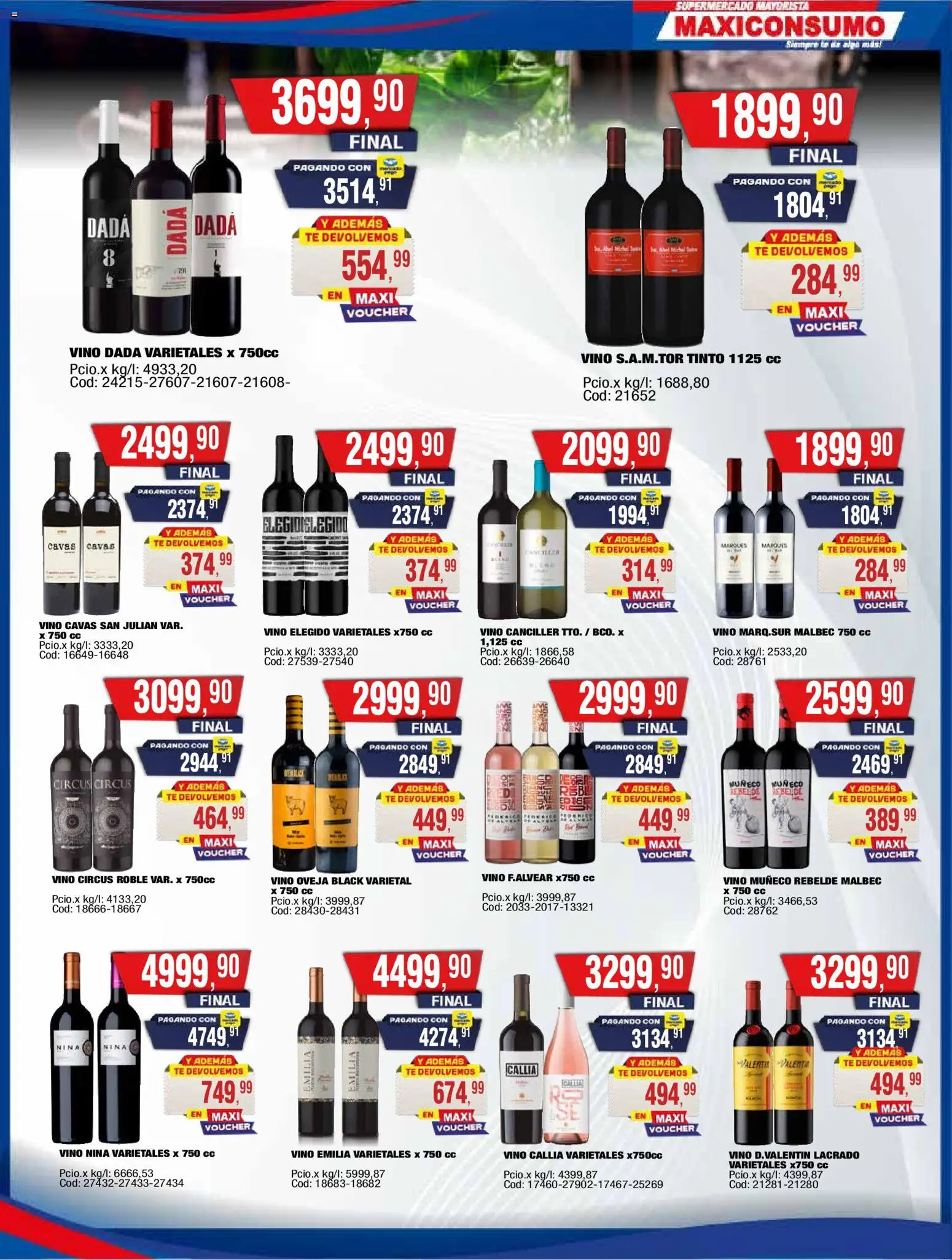 Maxiconsumo ofertas │ válido desde el 24.11.2025 | Página: 20 | Productos: Vino, Té