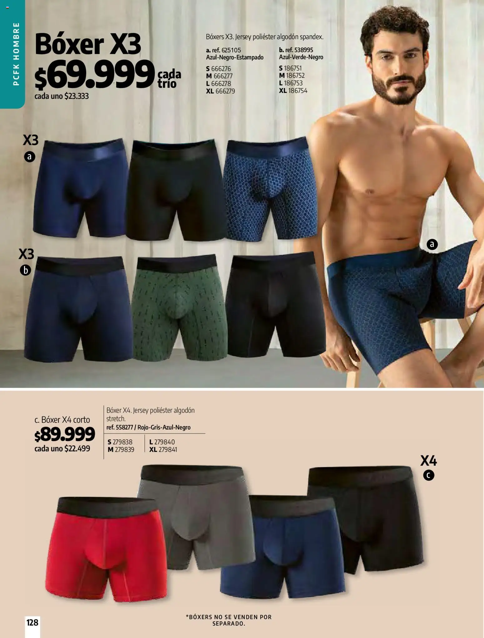 Pacifika revista - valida desde el 01.04.2026 | Página: 128 | Productos: Algodón, Boxers