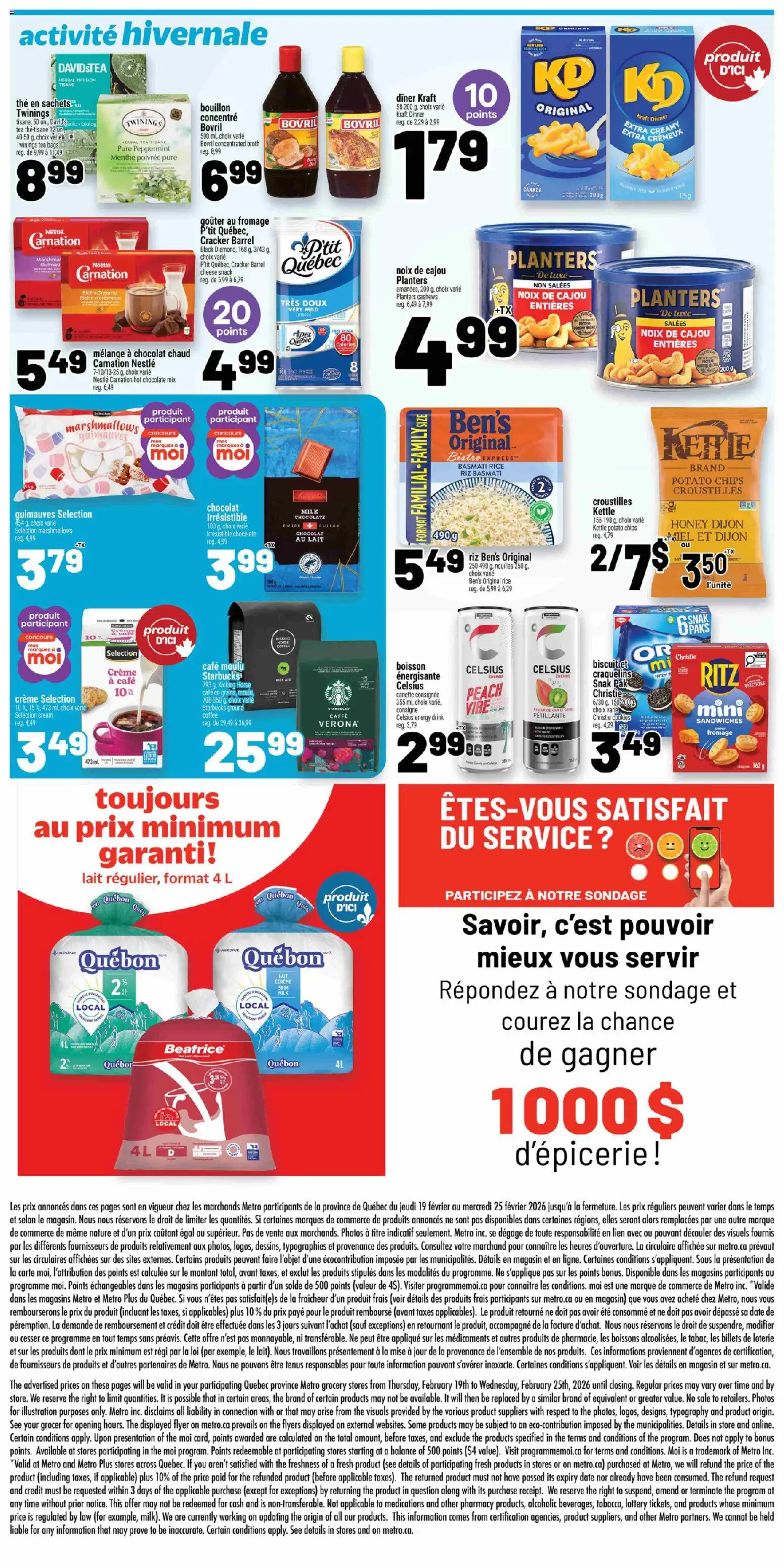 Metro flyer valid from 19.02.2026 | Page: 22 | Products: Cream, Cookies, Milk, Coffee