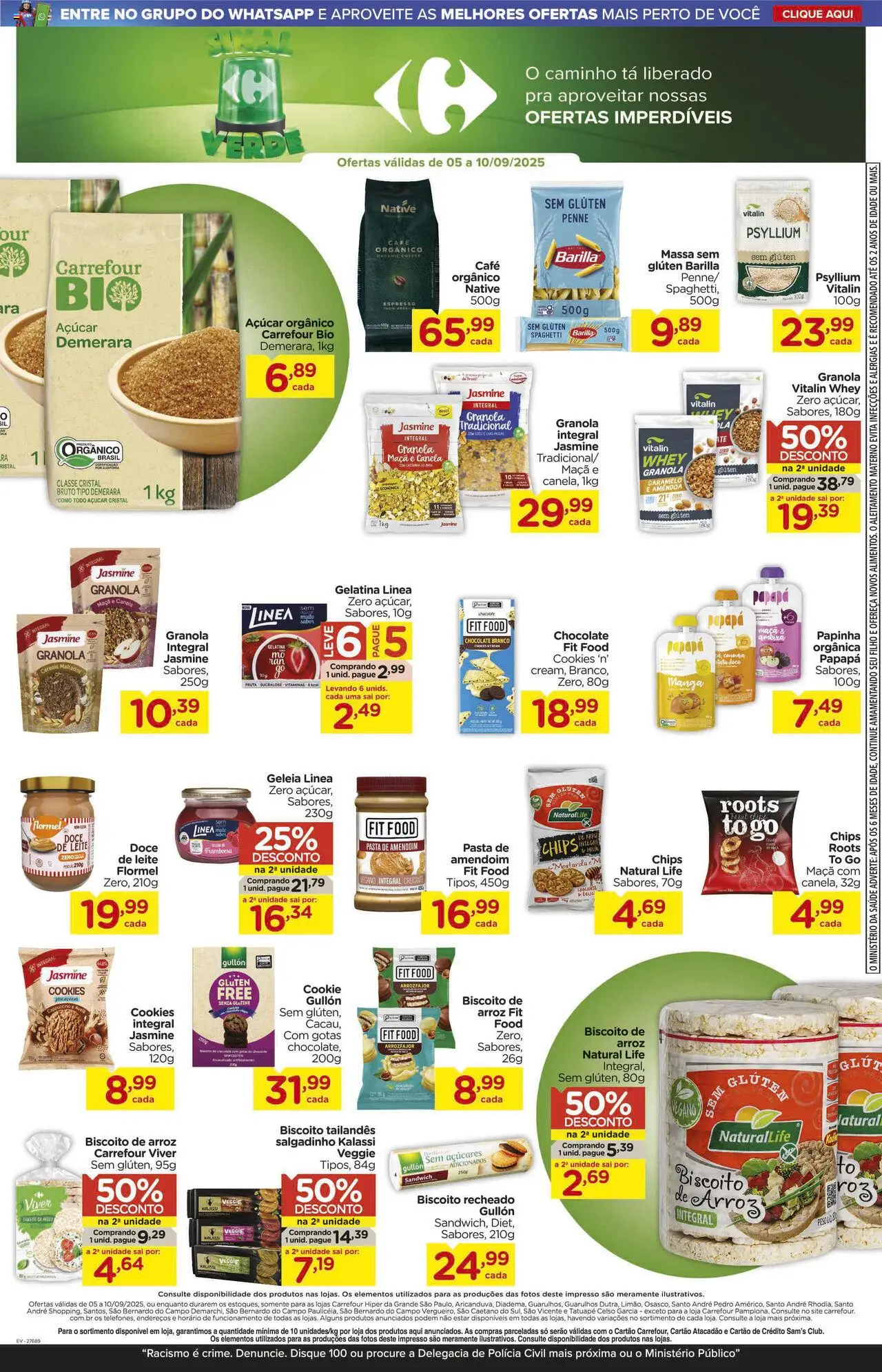 Carrefour Folheto - válido de 05.09.2025 | Página: 7 | Produtos: Amendoim, Papinha, Cookies, Biscoito recheado