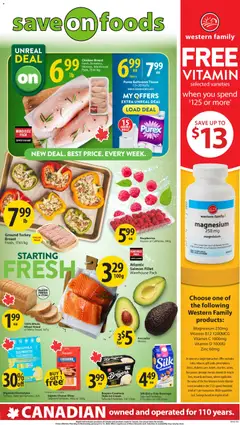 Preview of Save on foods weekly flyer / circulaire from shop Save on foods valid from 08.01.2026