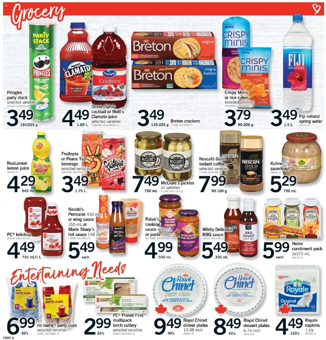 Fortinos flyer valid from 31.07.2025 | Page: 7 | Products: Rice, Bourbon, Butter, Juice