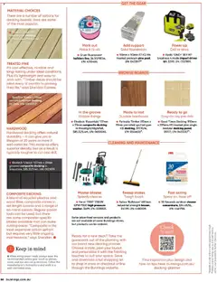 Preview of Catalogue Bunnings Warehouse October - valid from 01.10.2025 | Page: 66 | Products: Cleaner, Wood, Foundation, Tools