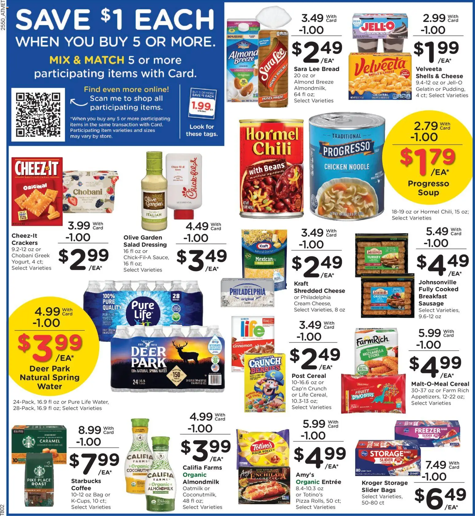Kroger Weekly Ad - valid from 14.01.2026 | Page: 4 | Products: Bread, Coffee, Salad, Sausage