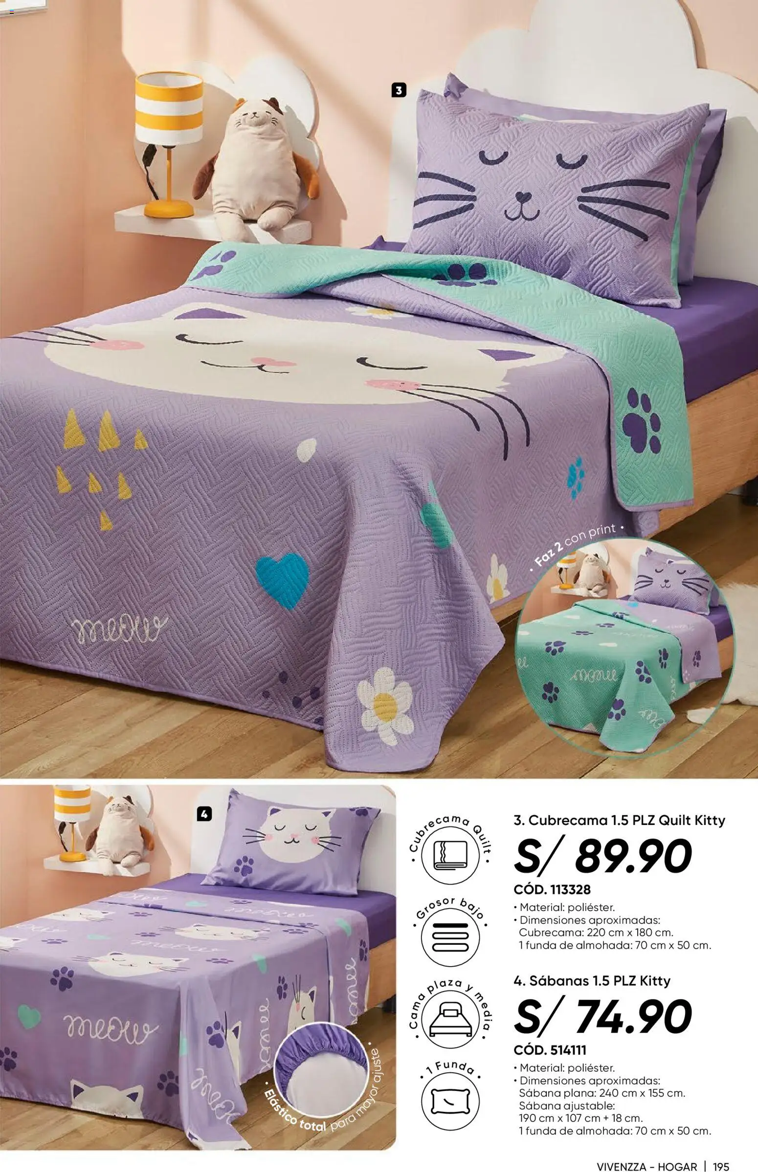 Catálogo Azzorti válido desde 24.11.2025 | Página: 197 | Productos: Cama, Almohada