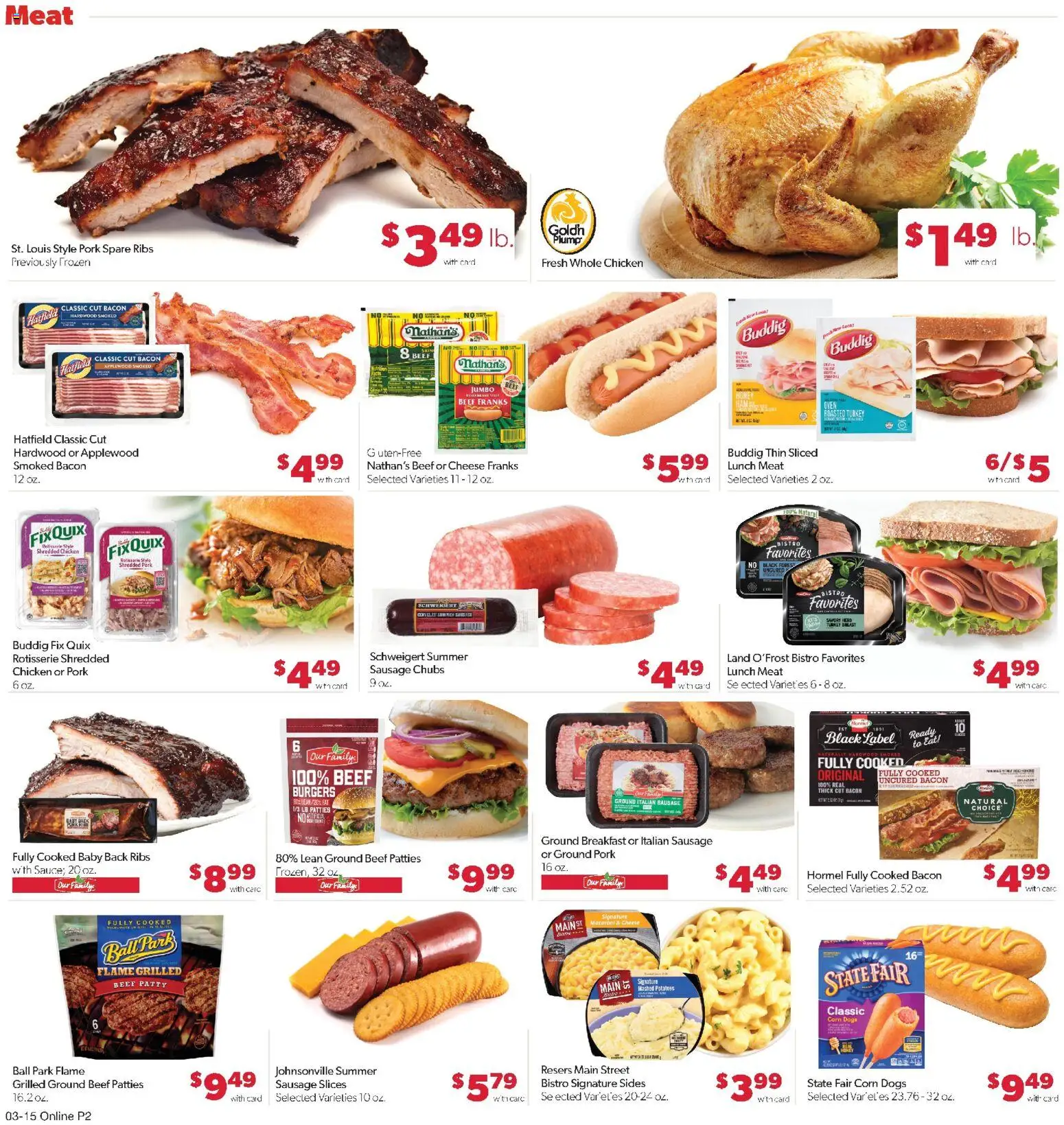 Family Fare Weekly Ad - NE - valid from 15.03.2026 | Page: 6 | Products: Hoe, Cheese, Beef, Sausage