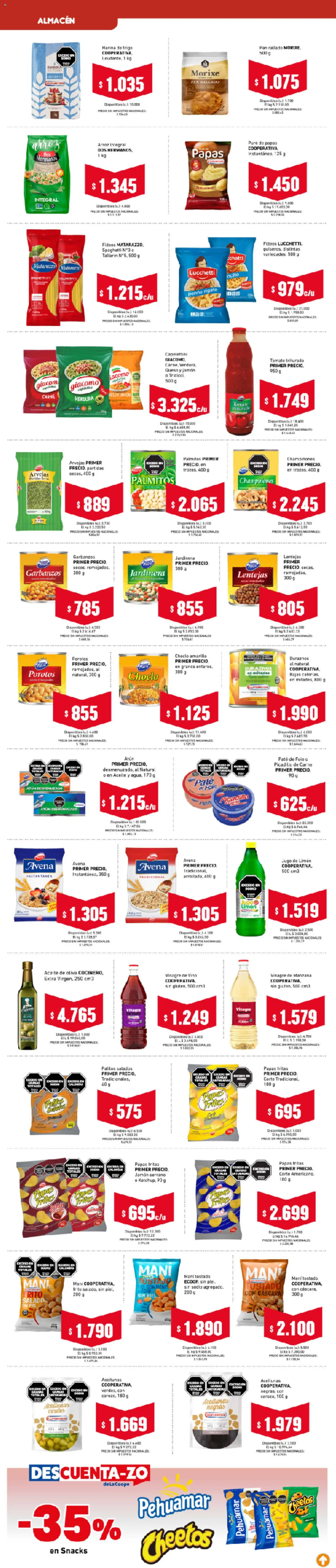 Cooperativa Obrera - Ahorrón │ válido desde el 15.01.2026 | Página: 3 | Productos: Harina, Mani, Oliva, Picadillo