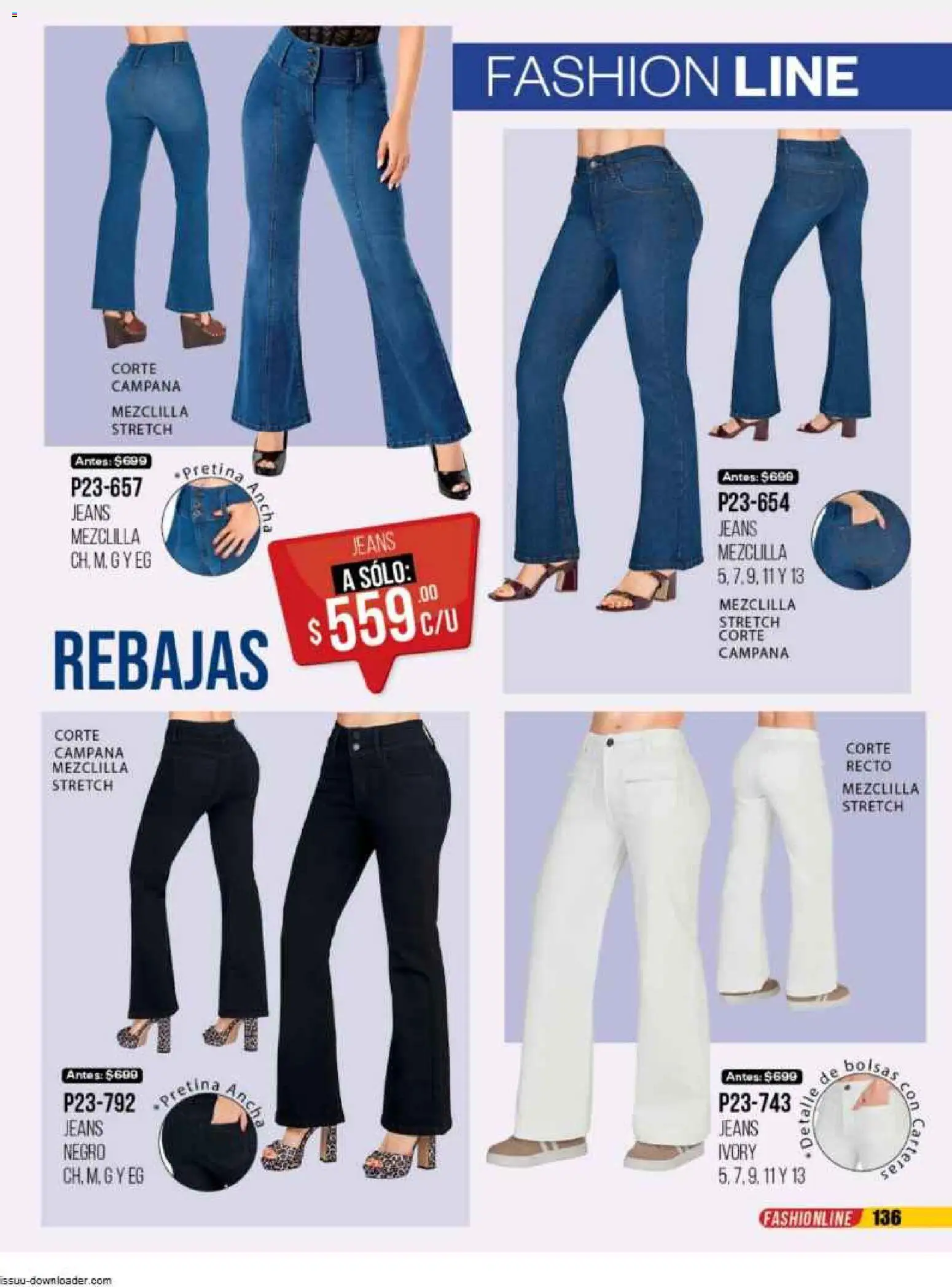 Nuevas ofertas de Cklass válidas en toda la República Mexicana desde el 31.10.2025. ¡Encuentra las mejores ofertas en Cklass catálogo Super Rebajas Ropa! | Página: 139 | Productos: Campana