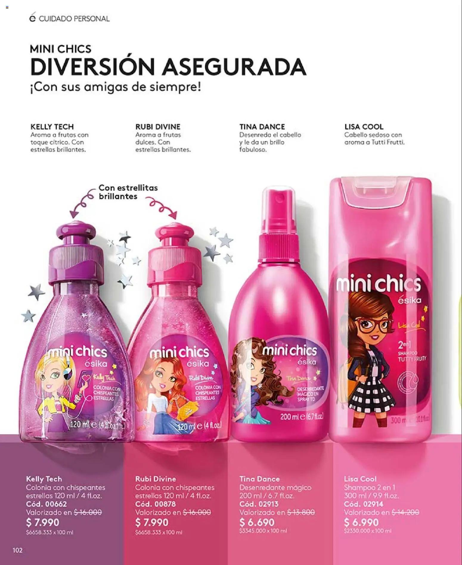 Catálogo Ésika Campaña 6 │ válido desde el 01.04.2026 | Página: 102 | Productos: Brillo, Shampoo
