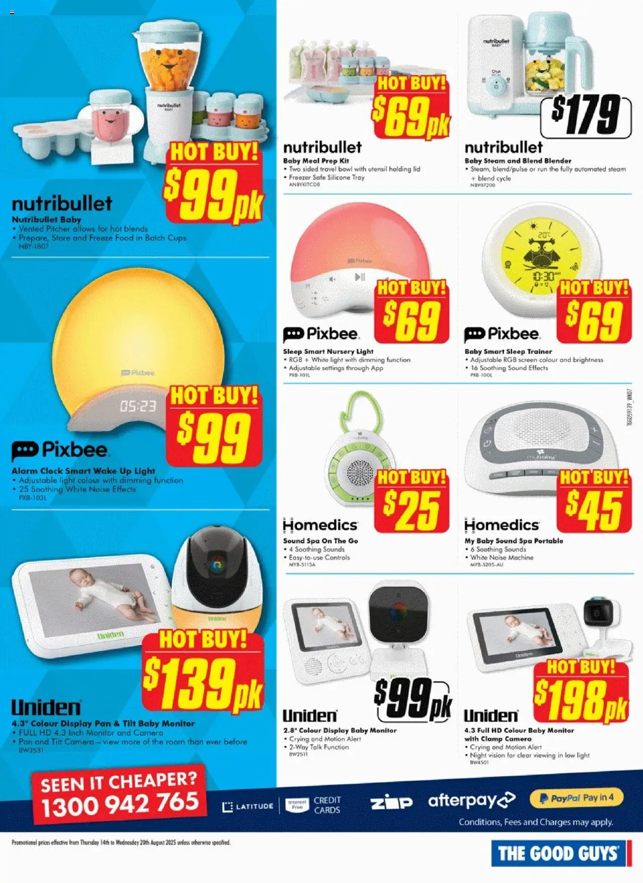 The Good Guys catalogue - valid from 13.08.2025 | Page: 13 | Products: Monitor, Camera, Portable, Safe