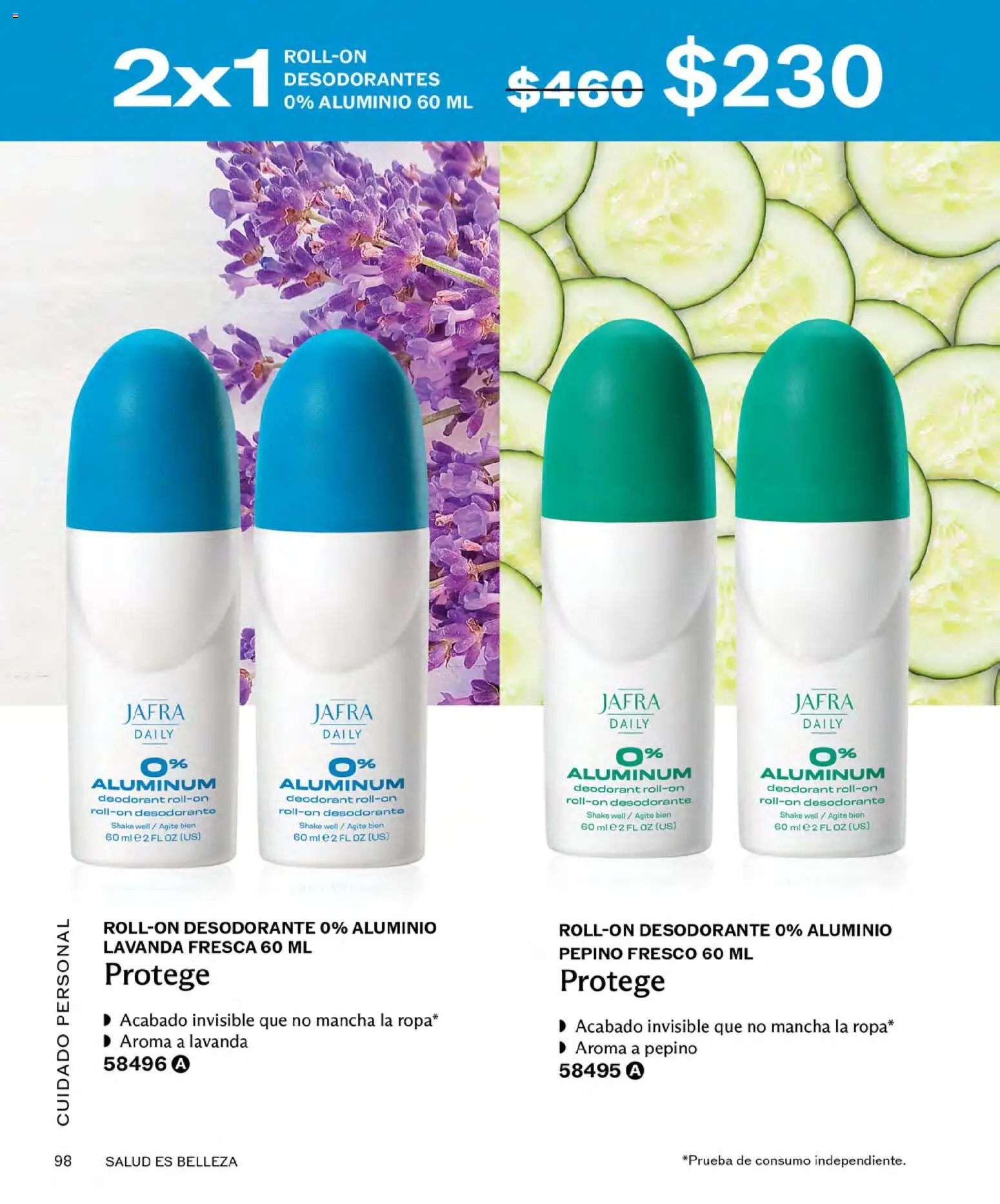 Nuevas ofertas de JAFRA válidas en toda la República Mexicana desde el 01.03.2026. ¡Encuentra las mejores ofertas en JAFRA catálogo! | Página: 98