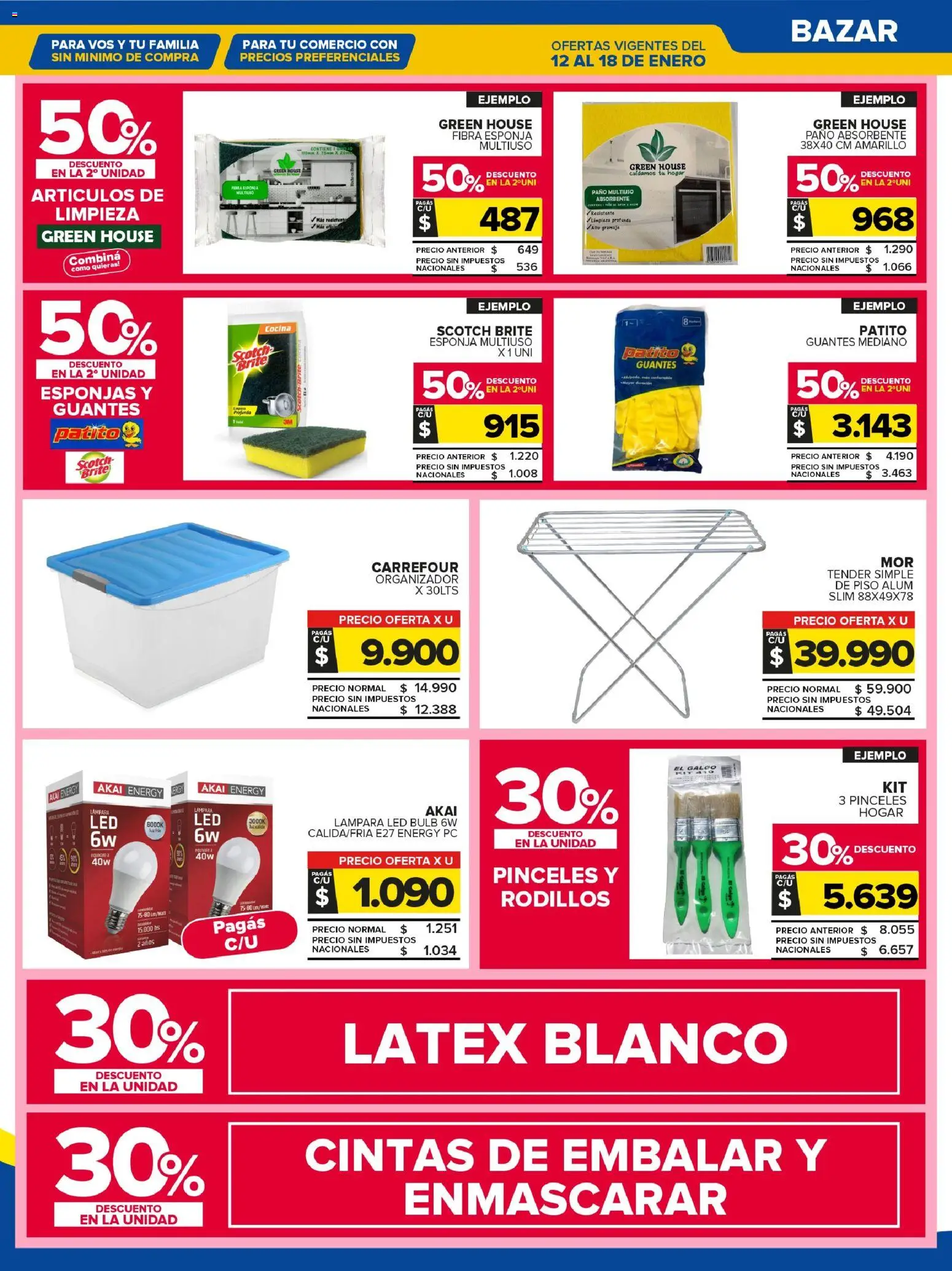 Carrefour Maxi catálogo │ válido desde el 12.01.2026 | Página: 23 | Productos: Cocina, Tender, Esponja, Guantes