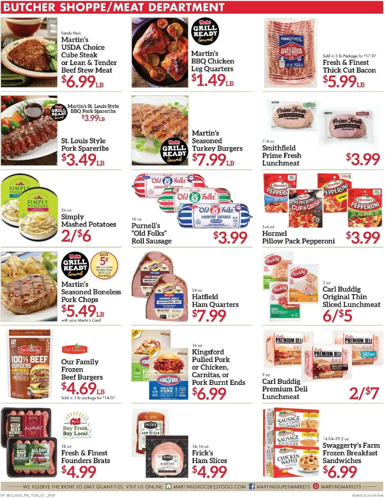 Martin’s Weekly Ad - valid from 14.09.2025 | Page: 6 | Products: Cheese, Ham, Sauce, Grill