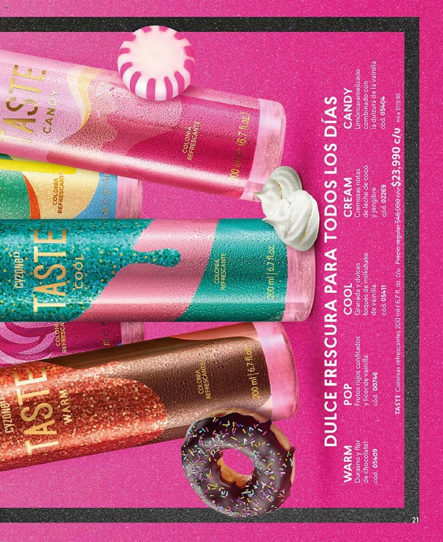 CyZone revista - valida desde el 03.11.2025 | Página: 21 | Productos: Coco, Ruana, Durazno, Chocolate