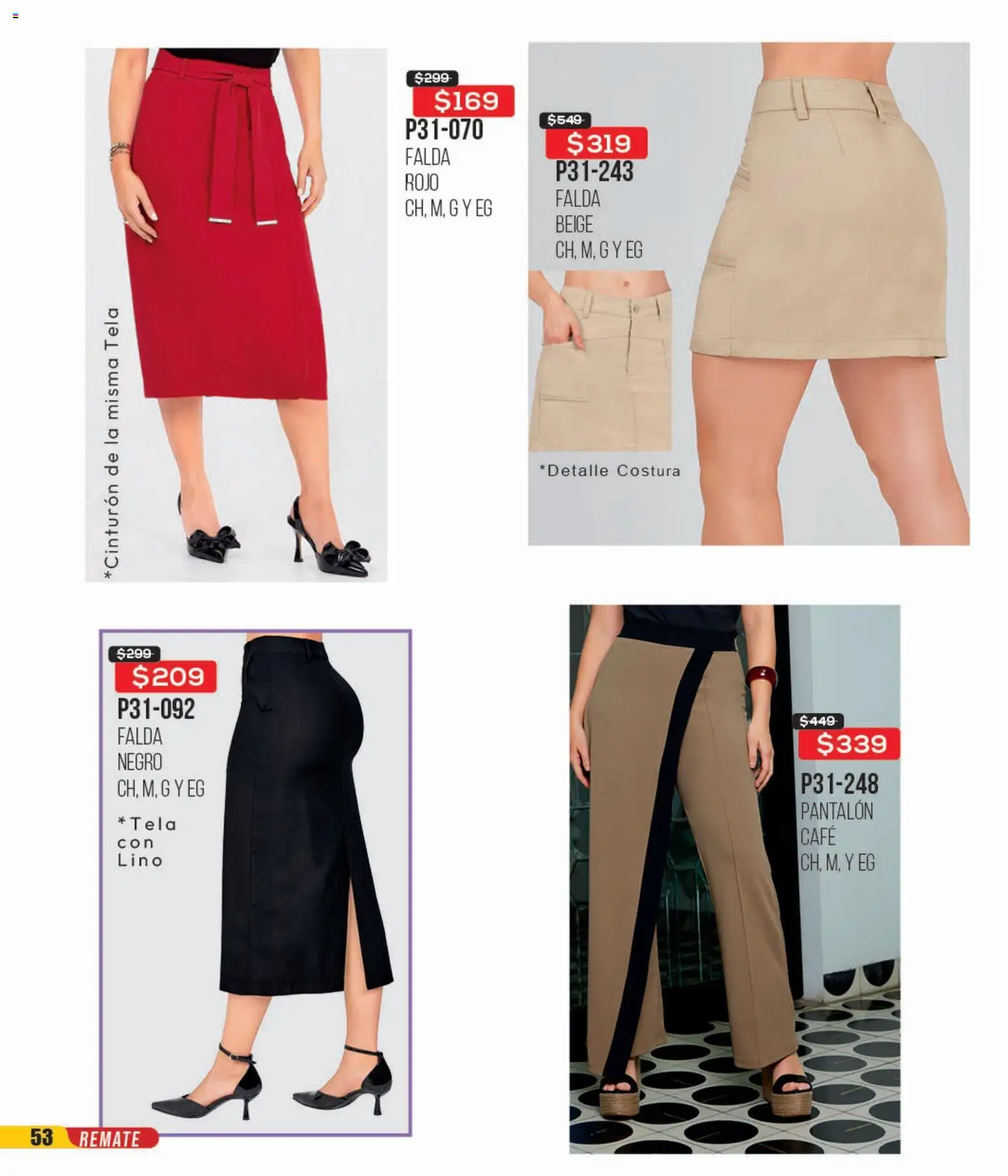 Nuevas ofertas de Cklass válidas en toda la República Mexicana desde el 10.02.2026. ¡Encuentra las mejores ofertas en Cklass catálogo Remate Digital Ropa! | Página: 54