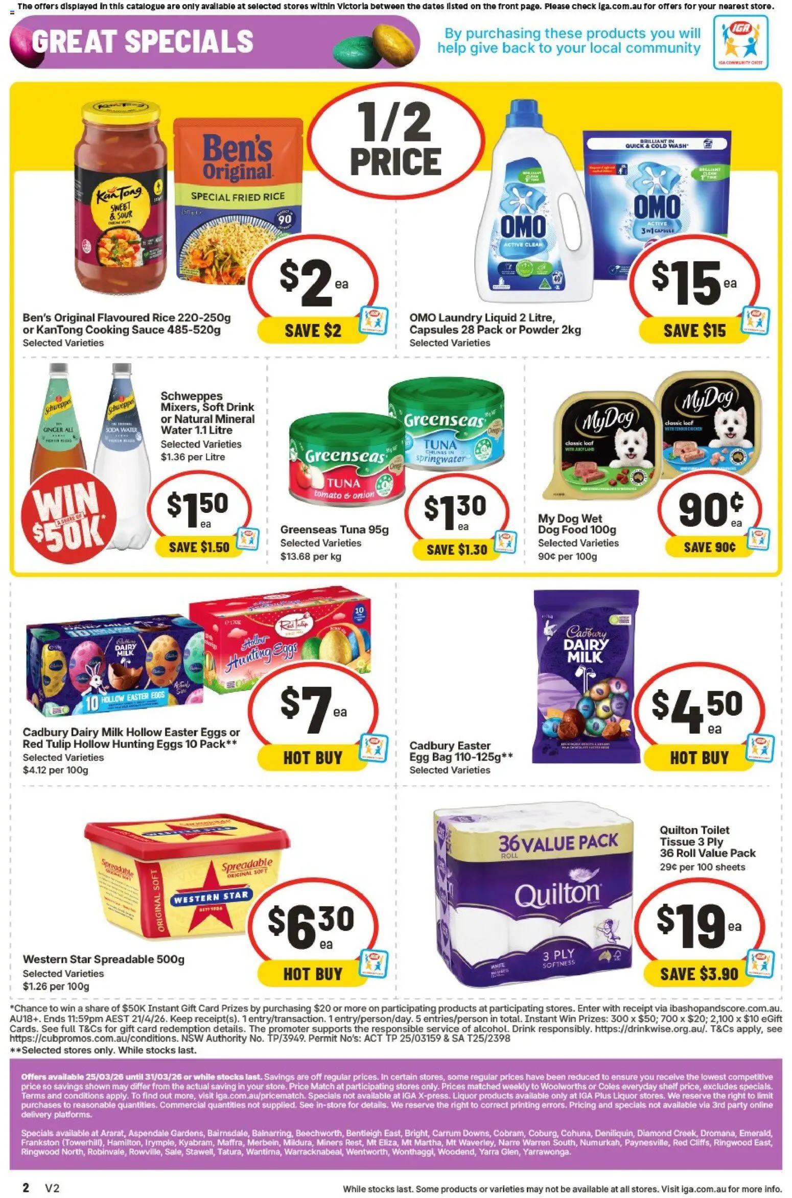 Ritchies catalogue - valid from 25.03.2026 | Page: 36 | Products: Shelf, Rice, Water, Laundry
