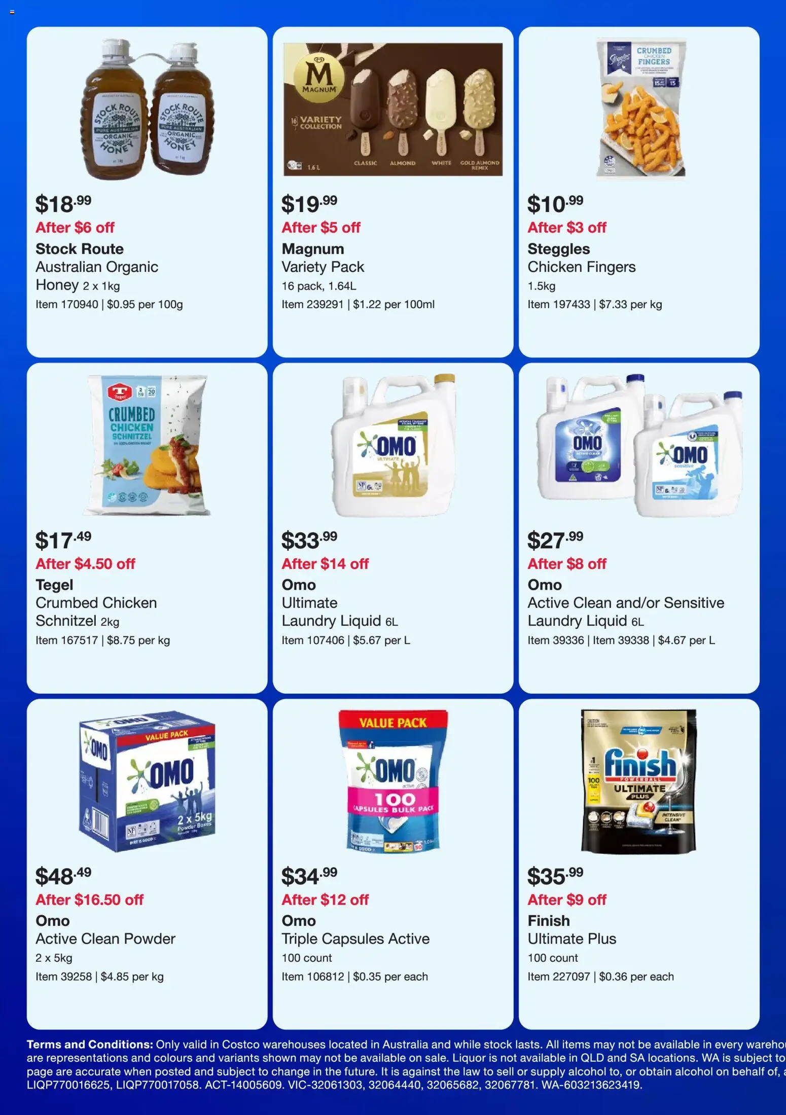 Costco catalogue - valid from 24.11.2025 | Page: 8 | Products: Powder, Honey, Chicken, Laundry