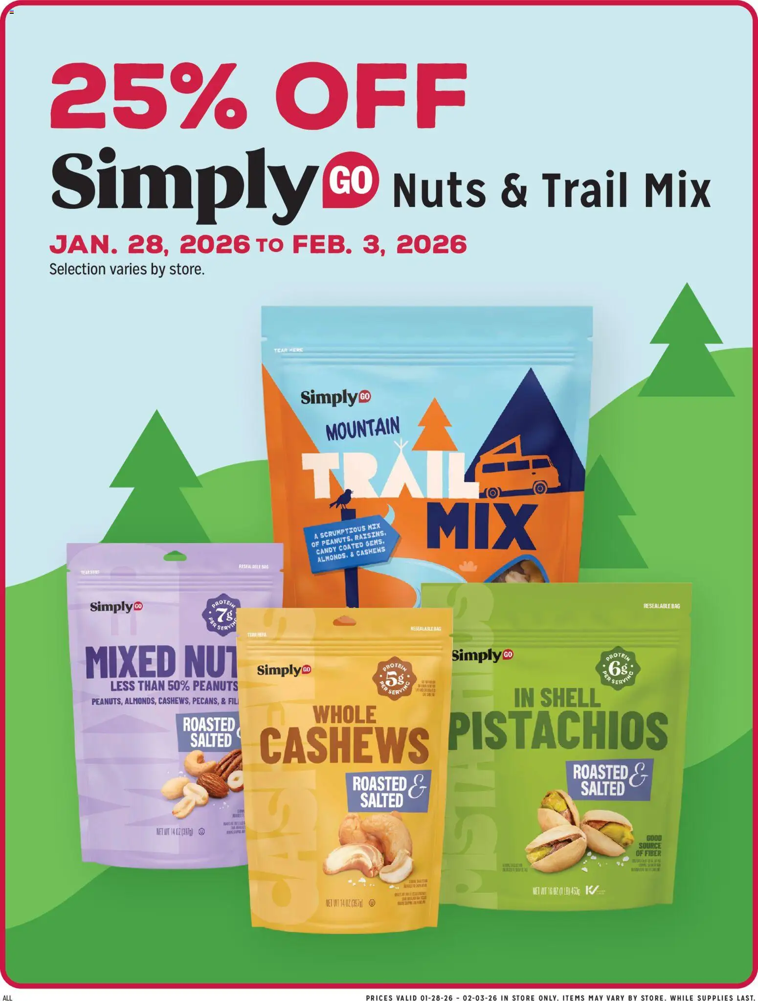 Grocery Outlet Weekly Ad - CA - valid from 28.01.2026 | Page: 5 | Products: Nuts, Bag