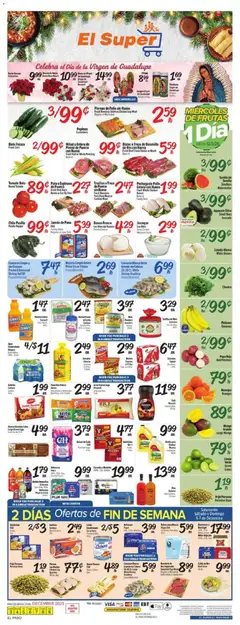 Preview of El Super weekly ads valid from 03.12.2025