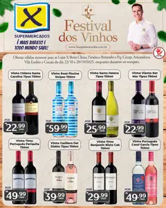 X Supermercados - Ofertas Festival dos Vinhos - Pré-Visualização do folheto da loja X Supermercados, válido de 22.10.2025