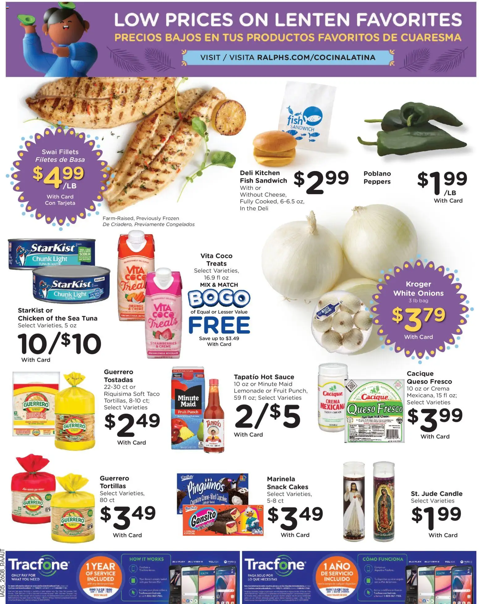 Ralphs Weekly Ad - valid from 25.03.2026 | Page: 14 | Products: Cream, Water, Phone, Bag