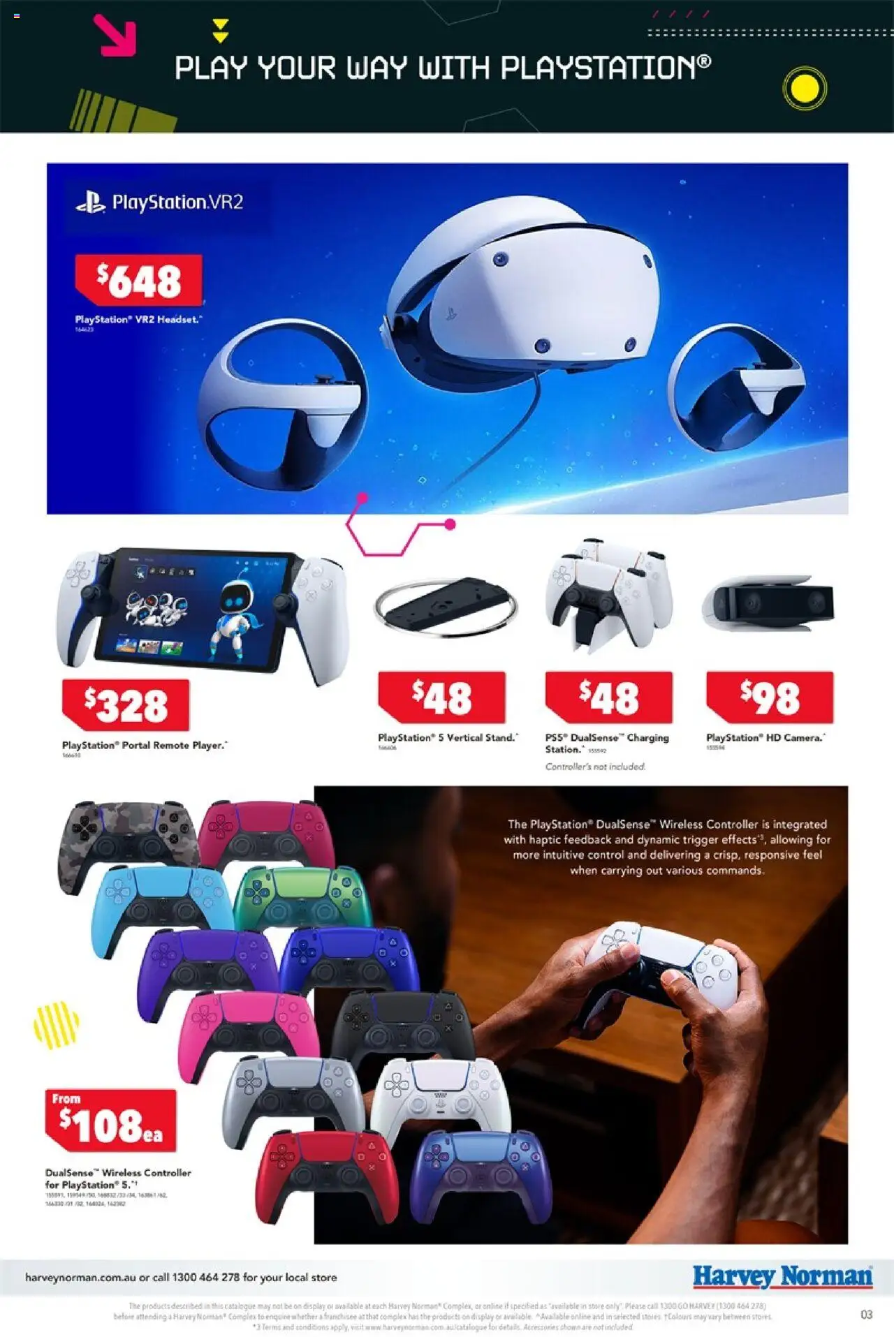 Harvey Norman catalogue - valid from 10.10.2025 | Page: 3 | Products: Accessories, Controller, Playstation