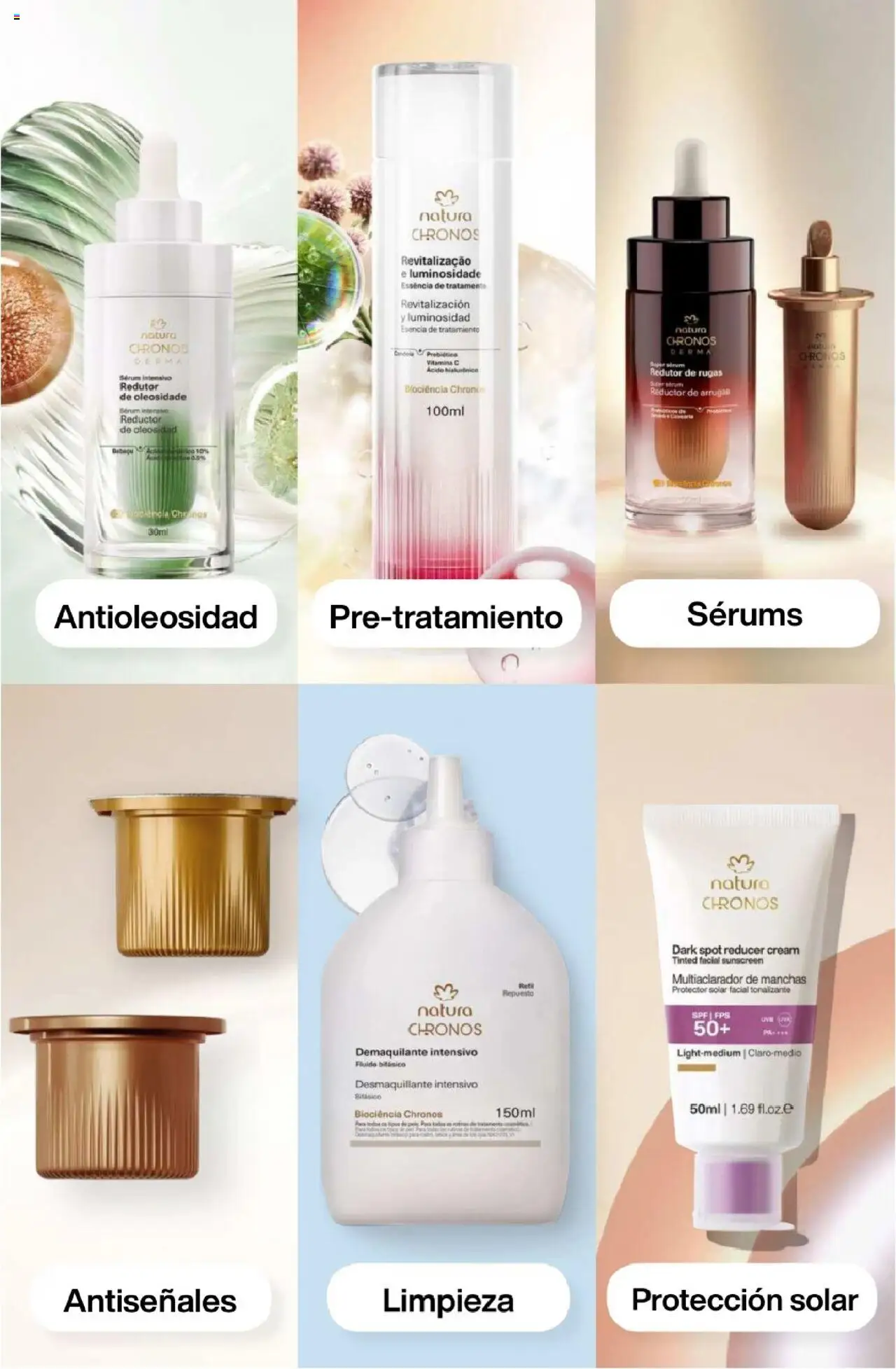 Natura - Catálogo Ciclo 15 │ válido desde el 01.10.2025 | Página: 138 | Productos: Serum, Desmaquillante, Protector solar, Uva