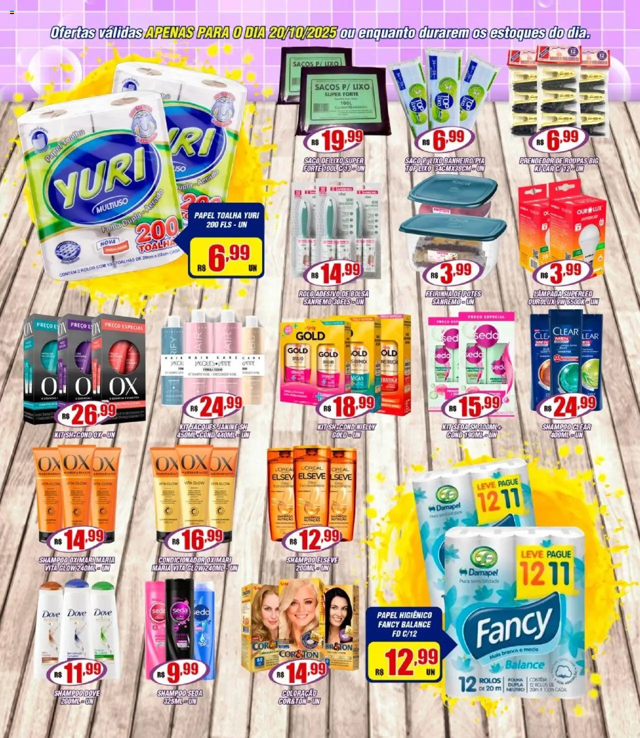 Violeta Supermercados Folheto - válido de 20.10.2025 | Página: 2 | Produtos: Condicionador, Dove, Papel higiênico, Bolsa