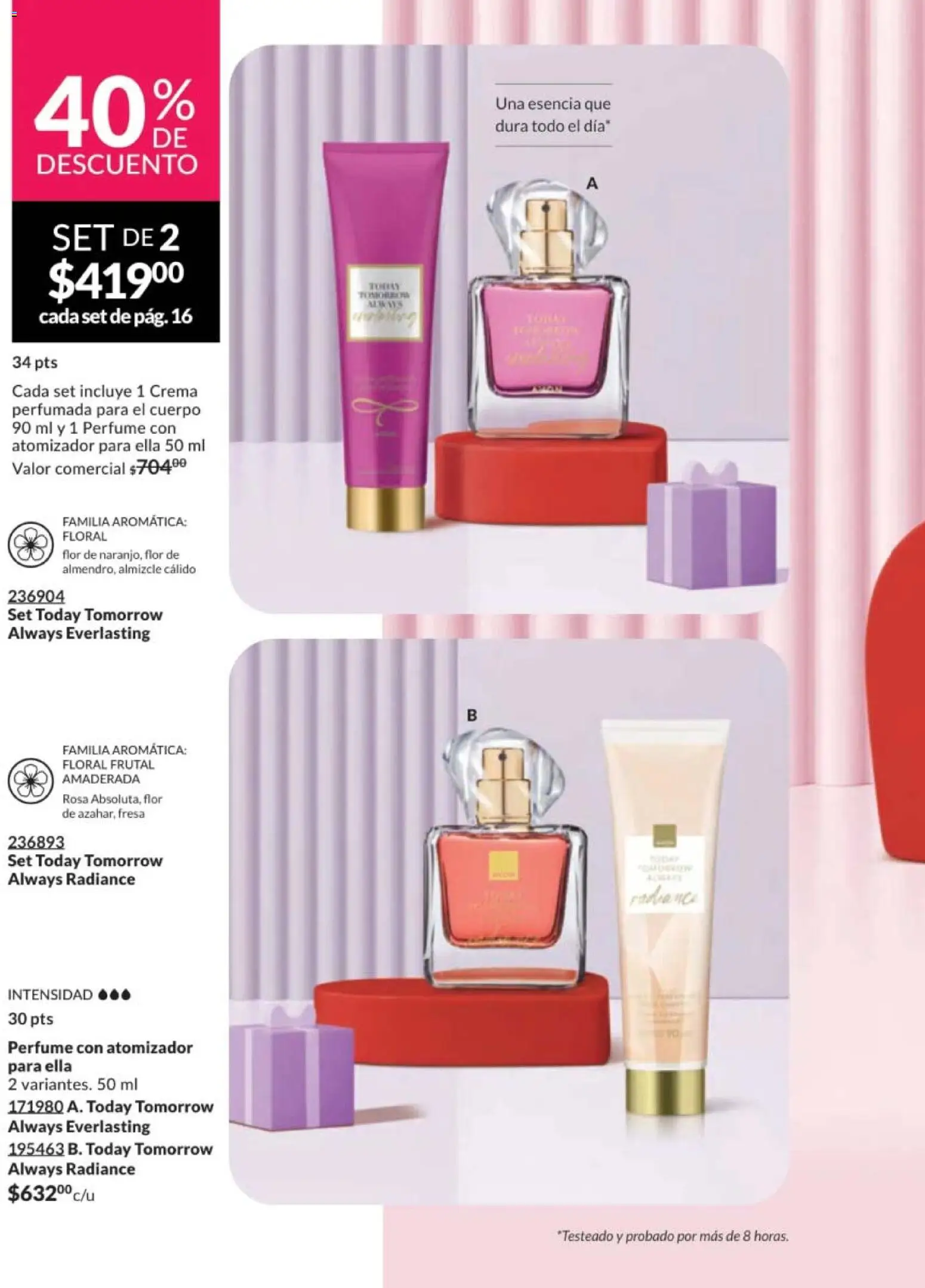 Nuevas ofertas de AVON válidas en toda la República Mexicana desde el 10.01.2026. ¡Encuentra las mejores ofertas en AVON campaña 2 2026! | Página: 16 | Productos: Fresa, Crema, Perfume