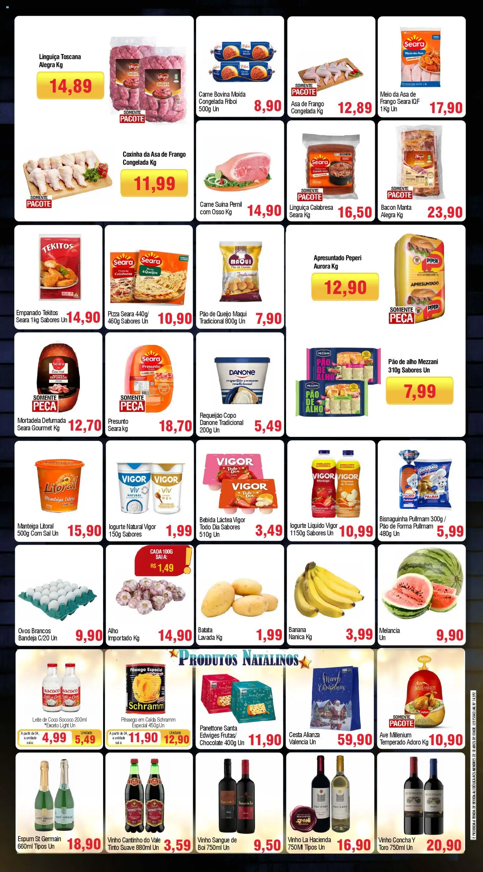 Spani Atacadista Folheto - válido de 28.11.2025 | Página: 2 | Produtos: Pão de forma, Bebida, Sal, Pão de queijo