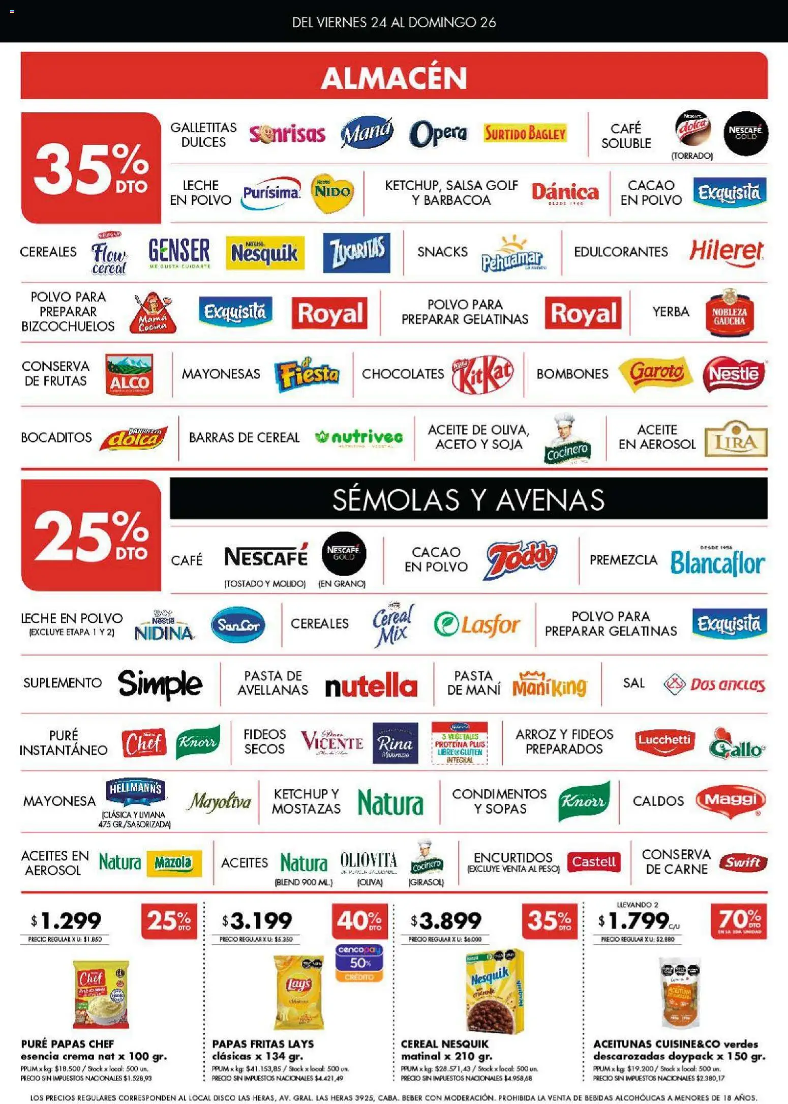 Disco - Ofertas | Córdoba │ válido desde el 23.10.2025 | Página: 3 | Productos: Peso, Mani, Cacao, Crema