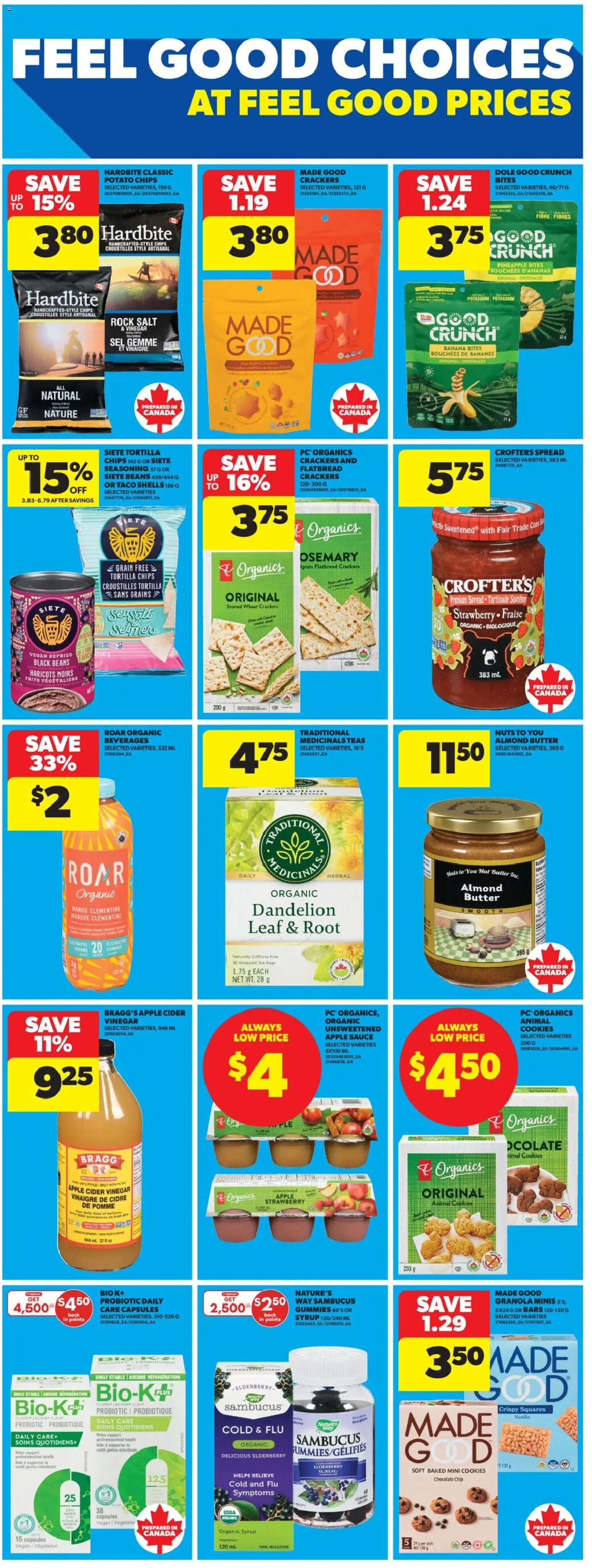 Real Canadian Superstore flyer valid from 22.01.2026 | Page: 18 | Products: Nuts, Cookies, Chocolate, Chicken
