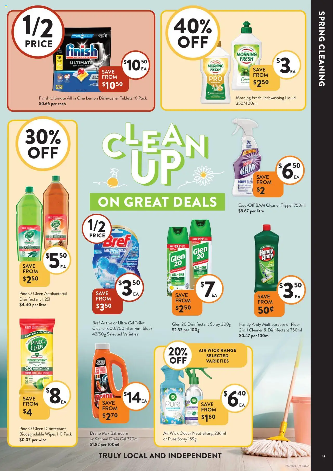 Foodworks catalogue - valid from 10.09.2025 | Page: 9 | Products: Toilet, Perfume, Cleaner, Dishwasher