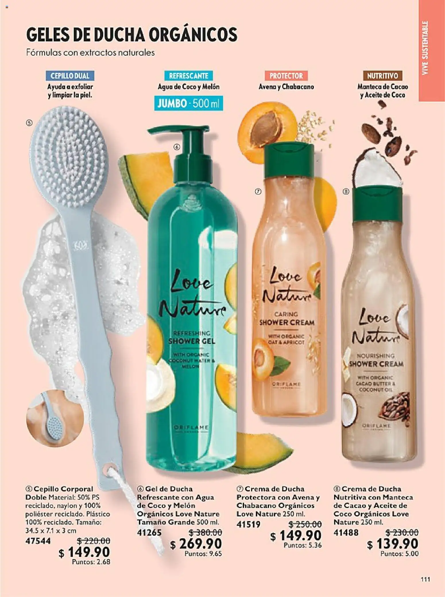 Nuevas ofertas de Oriflame válidas en toda la República Mexicana desde el 24.01.2026. ¡Encuentra las mejores ofertas en Oriflame campaña 2 2026! | Página: 111 | Productos: Cepillo, Agua, Cacao, Gel de ducha