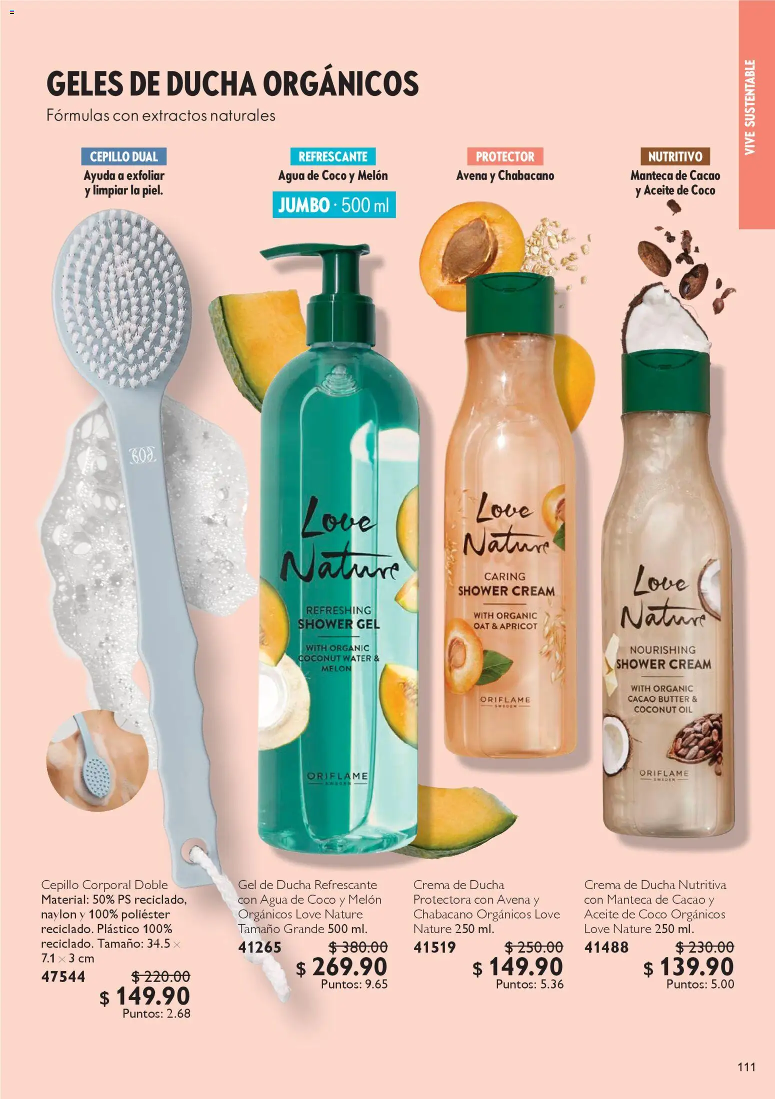 Nuevas ofertas de Oriflame válidas en toda la República Mexicana desde el 24.01.2026. ¡Encuentra las mejores ofertas en Oriflame campaña 2 2026! | Página: 111 | Productos: Avena, Crema, Cepillo, Gel de ducha