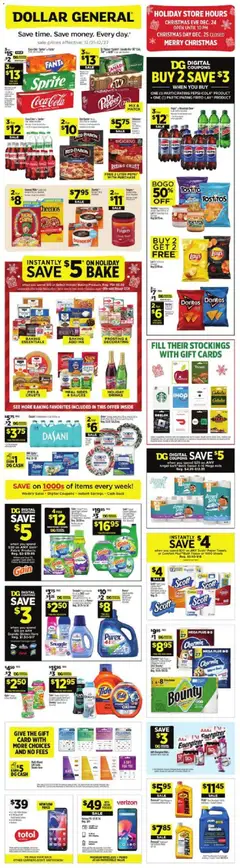 Preview of Dollar General weekly ads valid from 21.12.2025