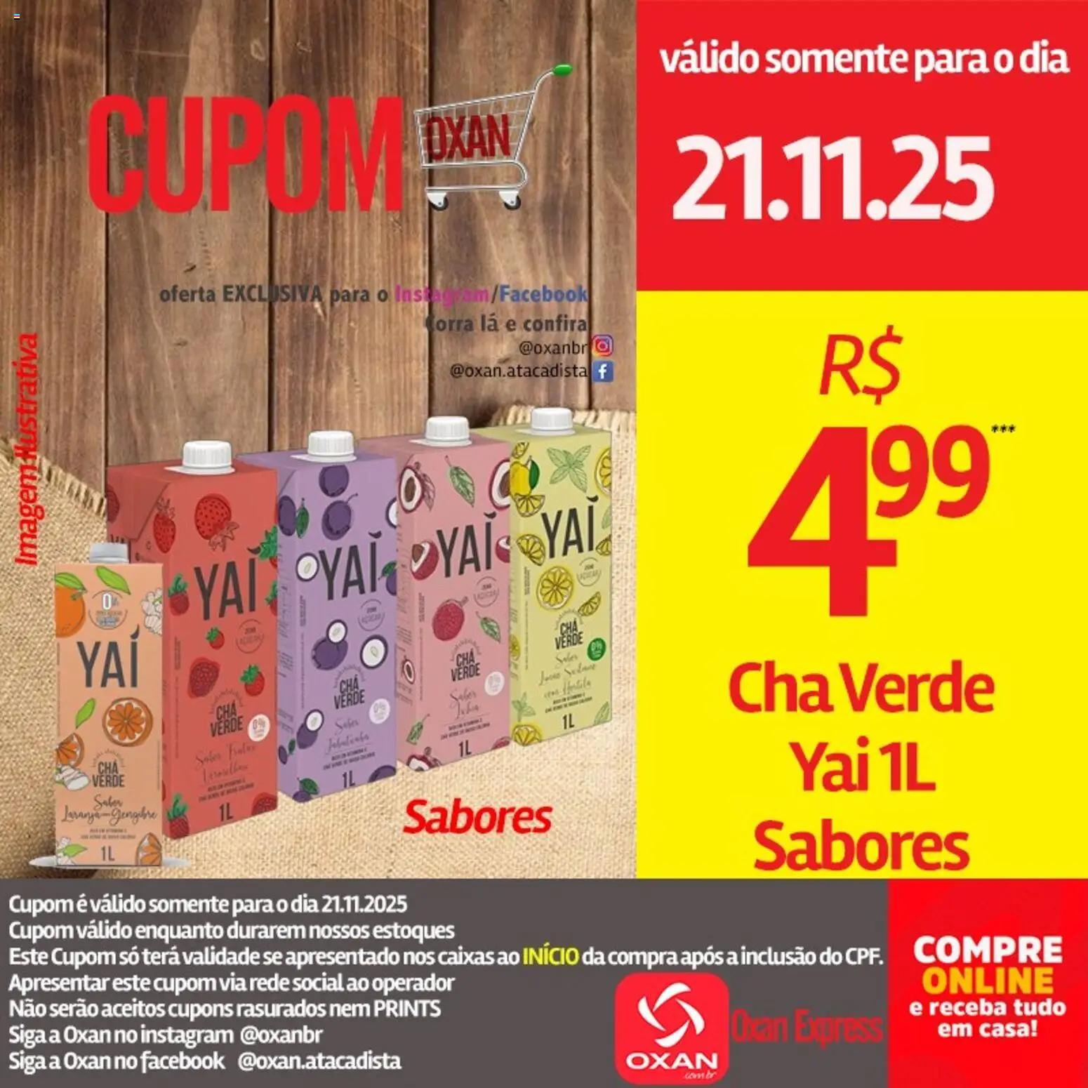 Oxan Atacadista Folheto - válido de 21.11.2025 | Página: 20 | Produtos: Chá, Chá verde