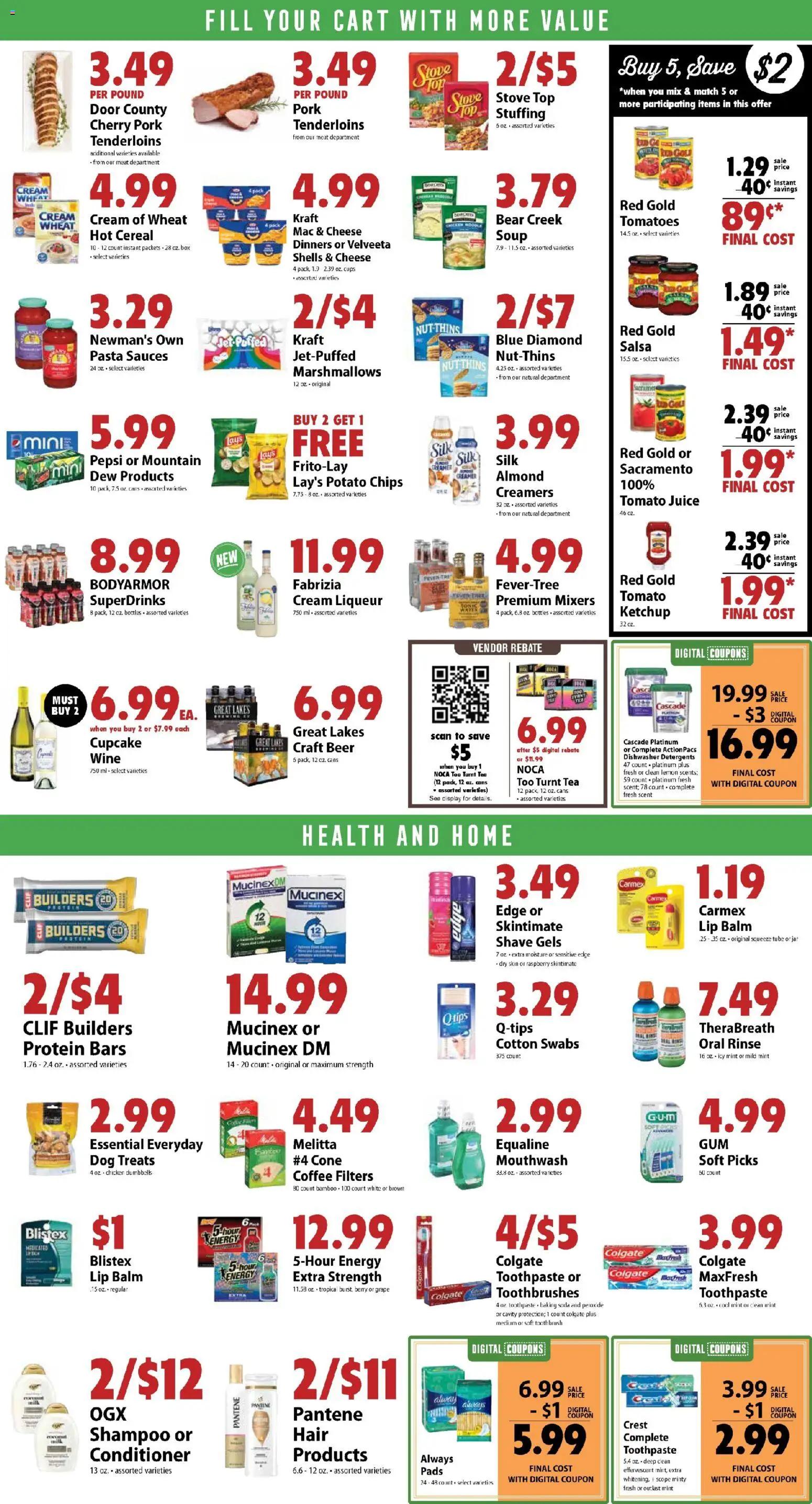 Festival Foods Weekly Ad - valid from 25.02.2026 | Page: 7 | Products: Shampoo, Tea, Raspberry, Dishwasher