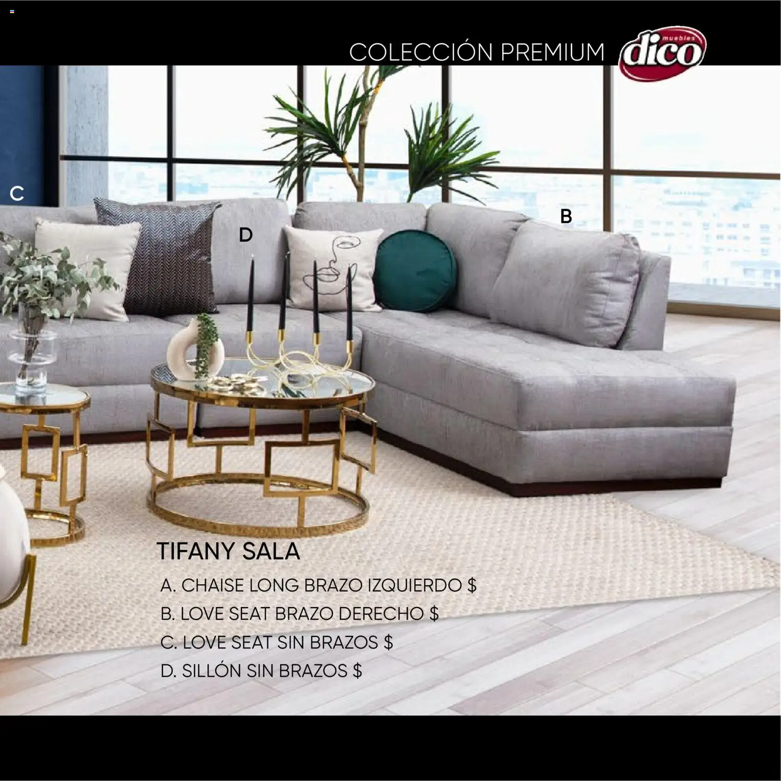 Nuevas ofertas de Muebles Dico válidas en toda la República Mexicana desde el 22.10.2025. ¡Encuentra las mejores ofertas en Muebles Dico catálogo Colección Premium! | Página: 5 | Productos: Sillón
