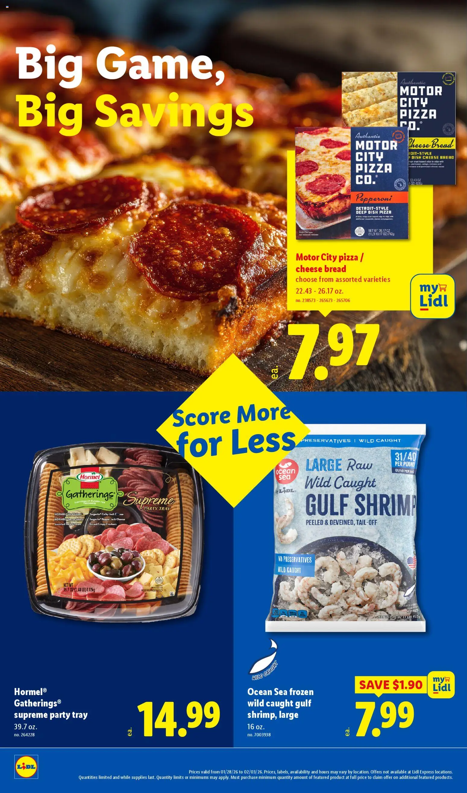 Lidl Weekly Ad - valid from 28.01.2026 | Page: 10 | Products: Cheese, Bread, Pizza, Sauce